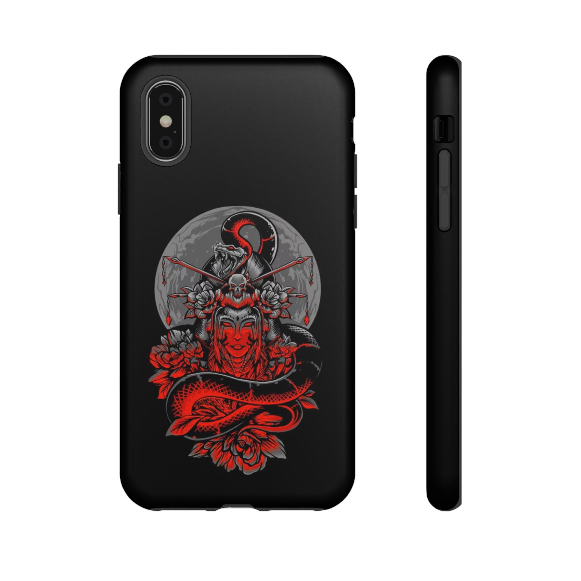 Tough Cases for iPhone, Dragon & Warrior Design, Durable Phone Protection, Perfect Gift for Tech Lovers, Unique Gifting