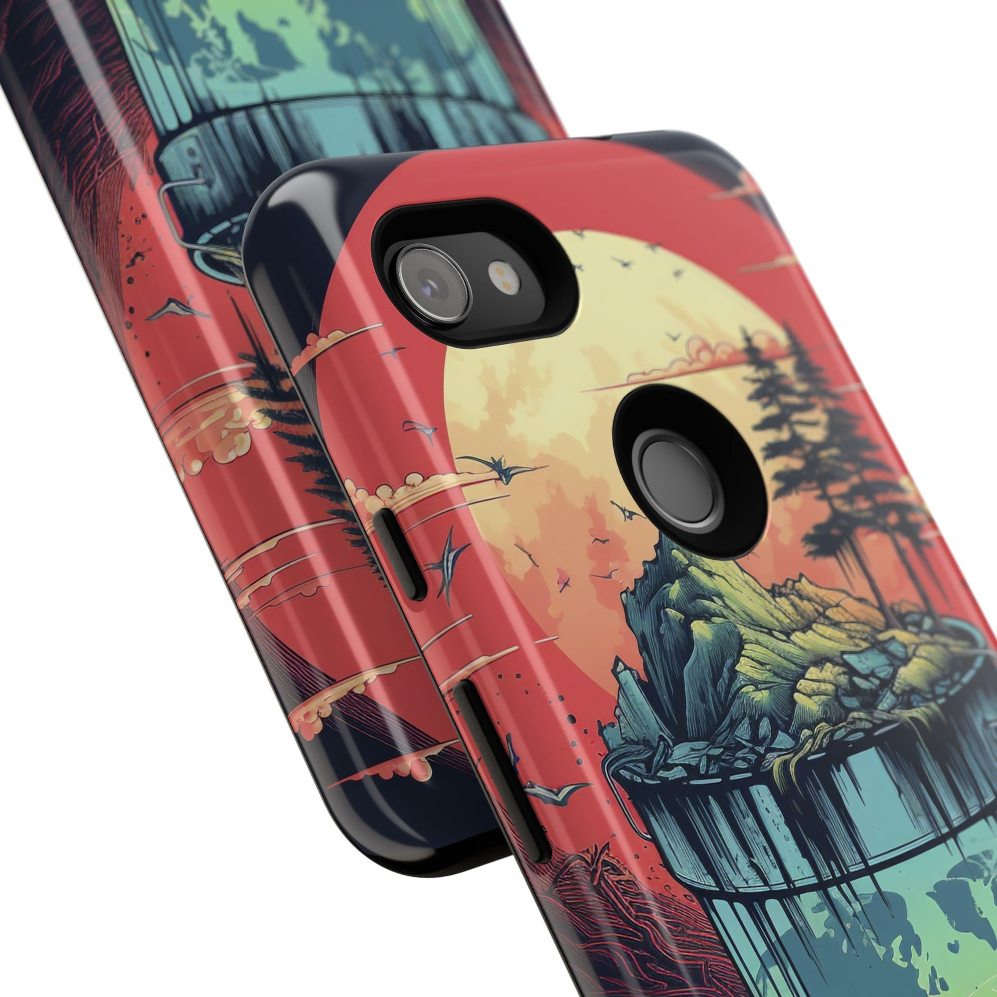Vibrant Nature-Themed Phone Case, Tough Cases for Adventurers, Eco-Friendly, Trendy Phone Accessory, Great Gift for Nature Lovers