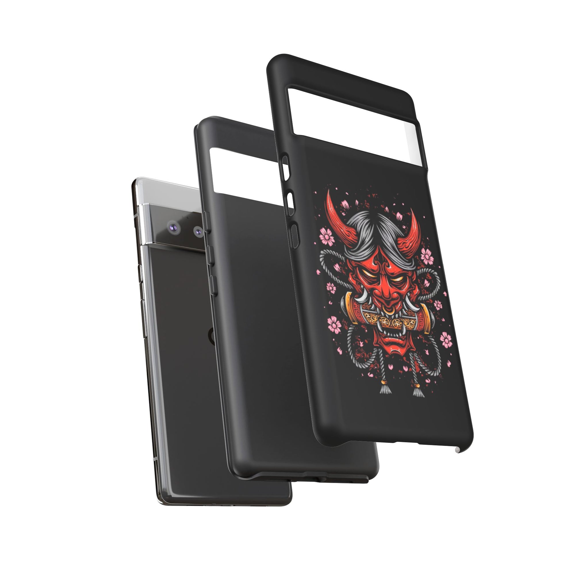 Tough Cases: Fierce Demon Phone Case, Edgy Phone Cover, Protect Your Device, Gift for Anime Fans, Unique Artwork Case