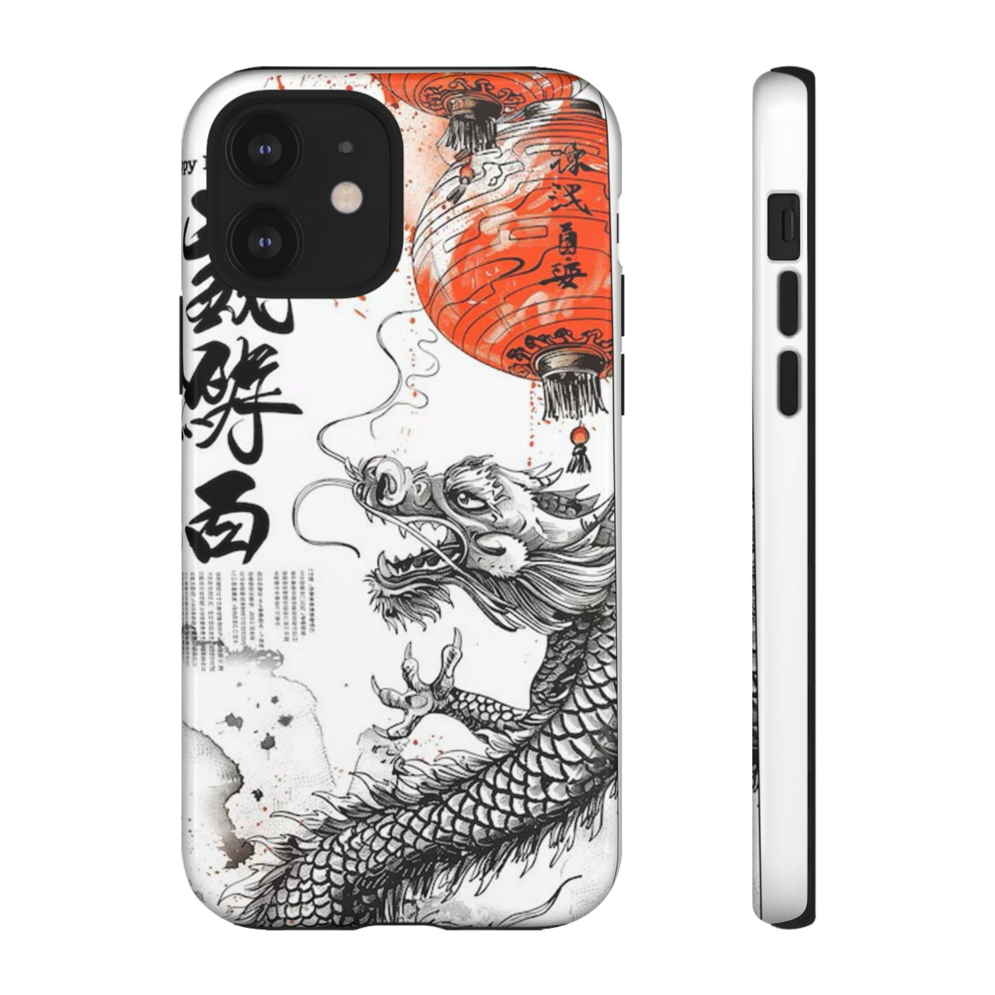 Dragon Design Phone Case, Tough Cases with Chinese Art for Unique Style, Gift for Art Lovers, Phone Protection, Trendy Accessories
