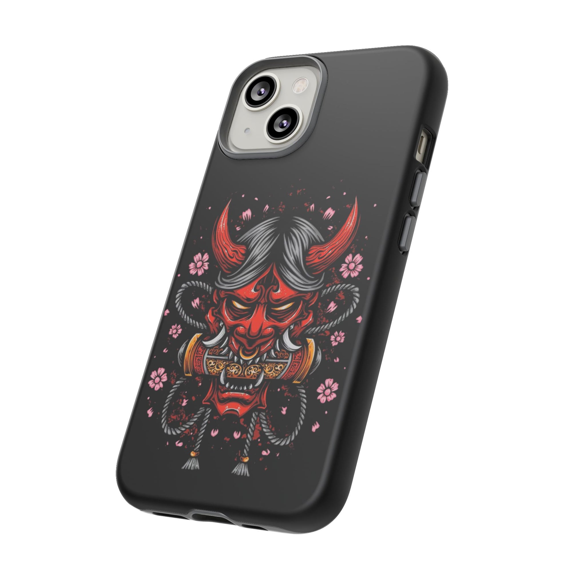 Tough Cases: Fierce Demon Phone Case, Edgy Phone Cover, Protect Your Device, Gift for Anime Fans, Unique Artwork Case