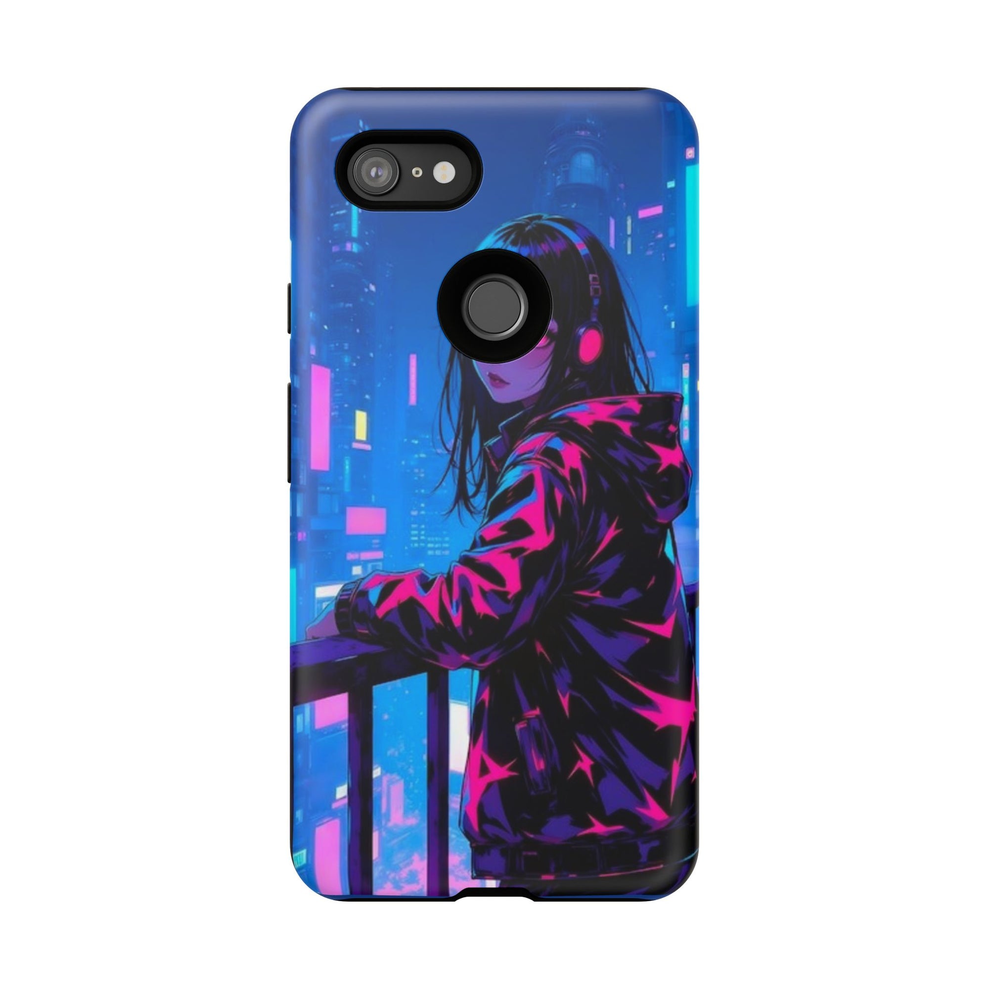 Futuristic Phone Case, Cyberpunk Aesthetic, Tough Phone Cover, Urban Style, Gift for Tech Lovers, Unique Phone Accessories, Streetwear [...]