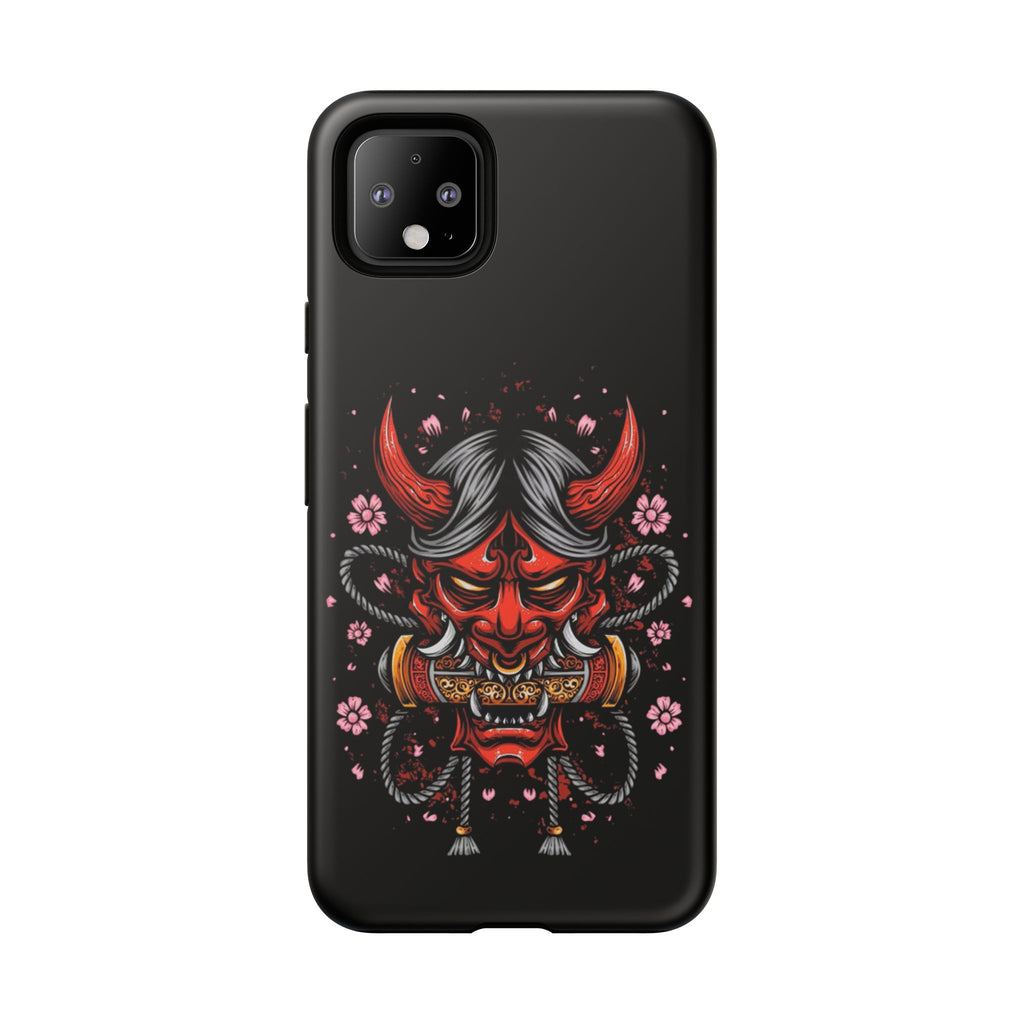 Tough Cases: Fierce Demon Phone Case, Edgy Phone Cover, Protect Your Device, Gift for Anime Fans, Unique Artwork Case