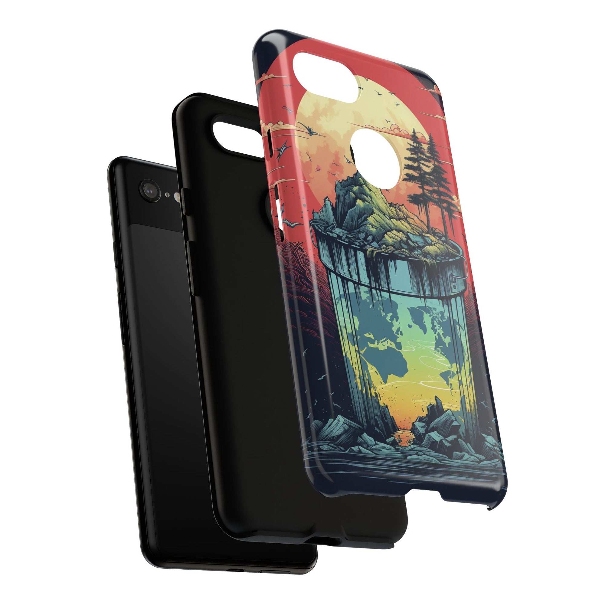 Vibrant Nature-Themed Phone Case, Tough Cases for Adventurers, Eco-Friendly, Trendy Phone Accessory, Great Gift for Nature Lovers