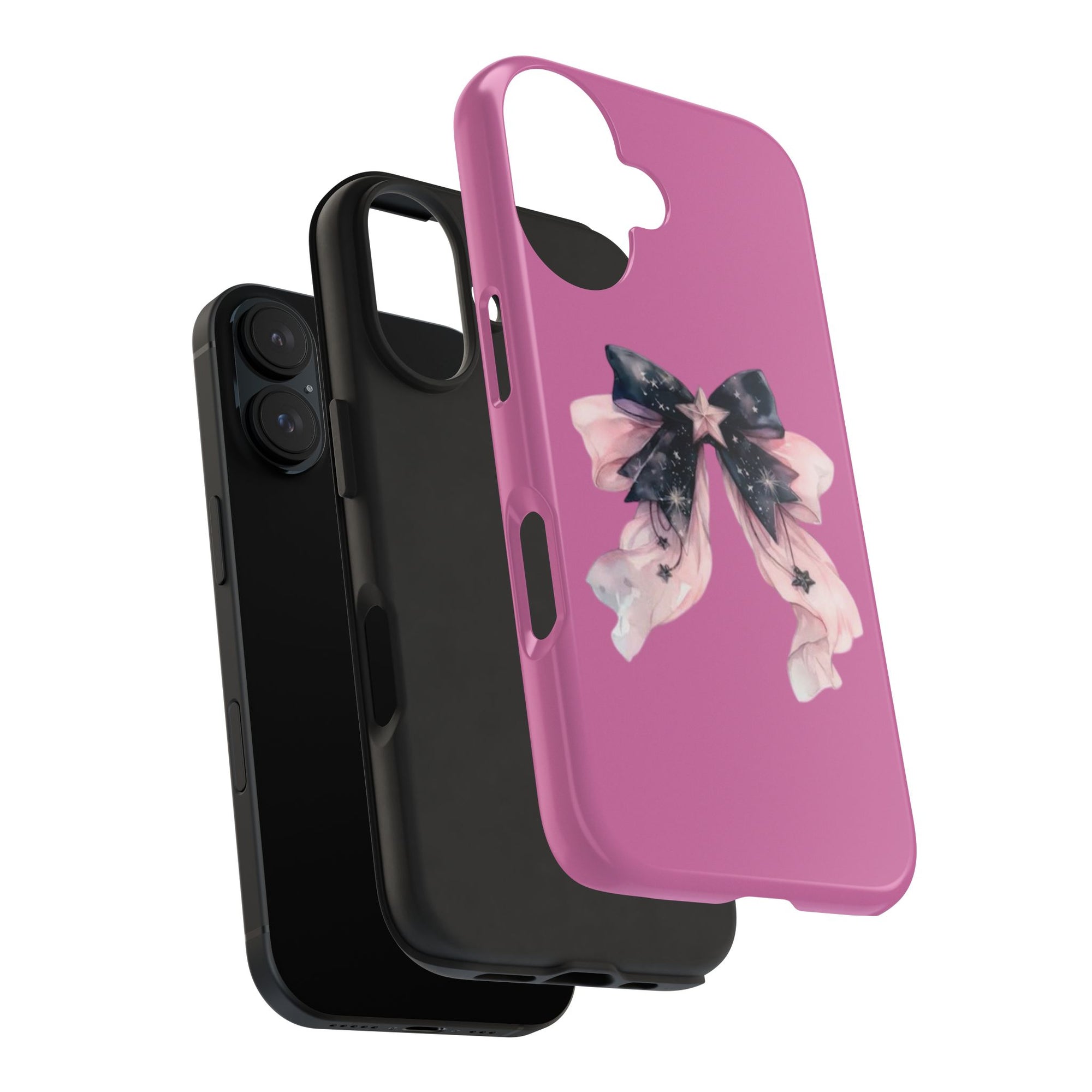 Pink Ribbon Tough Phone Cases, Galaxy Phone Covers, Chic Phone Protection, Ideal Gift for Her, Stylish Tech Accessories