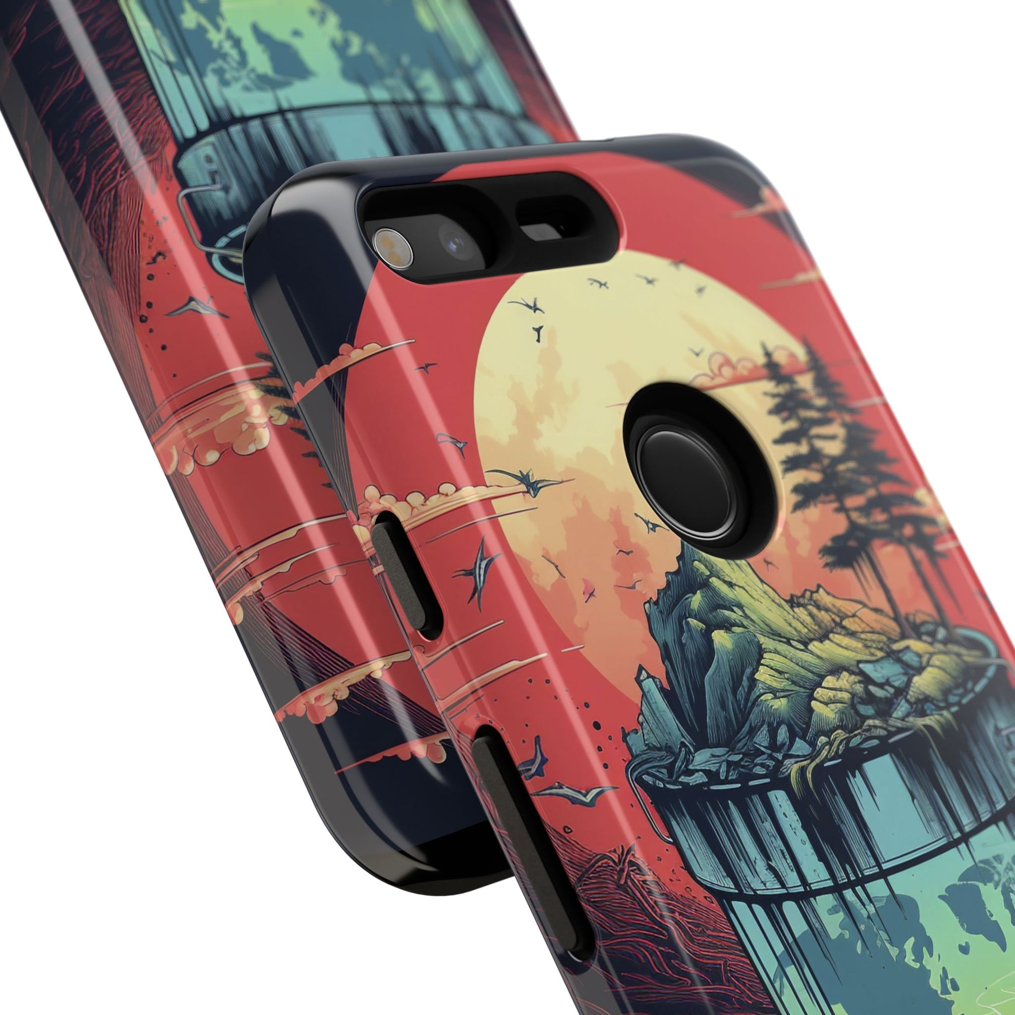 Vibrant Nature-Themed Phone Case, Tough Cases for Adventurers, Eco-Friendly, Trendy Phone Accessory, Great Gift for Nature Lovers