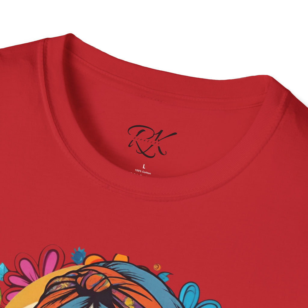 Bohemian Floral T-Shirt, Hippie Shirt, Peace Sign Tee, Gift for Festival Lovers, Artistic Apparel, Unisex Graphic Tee