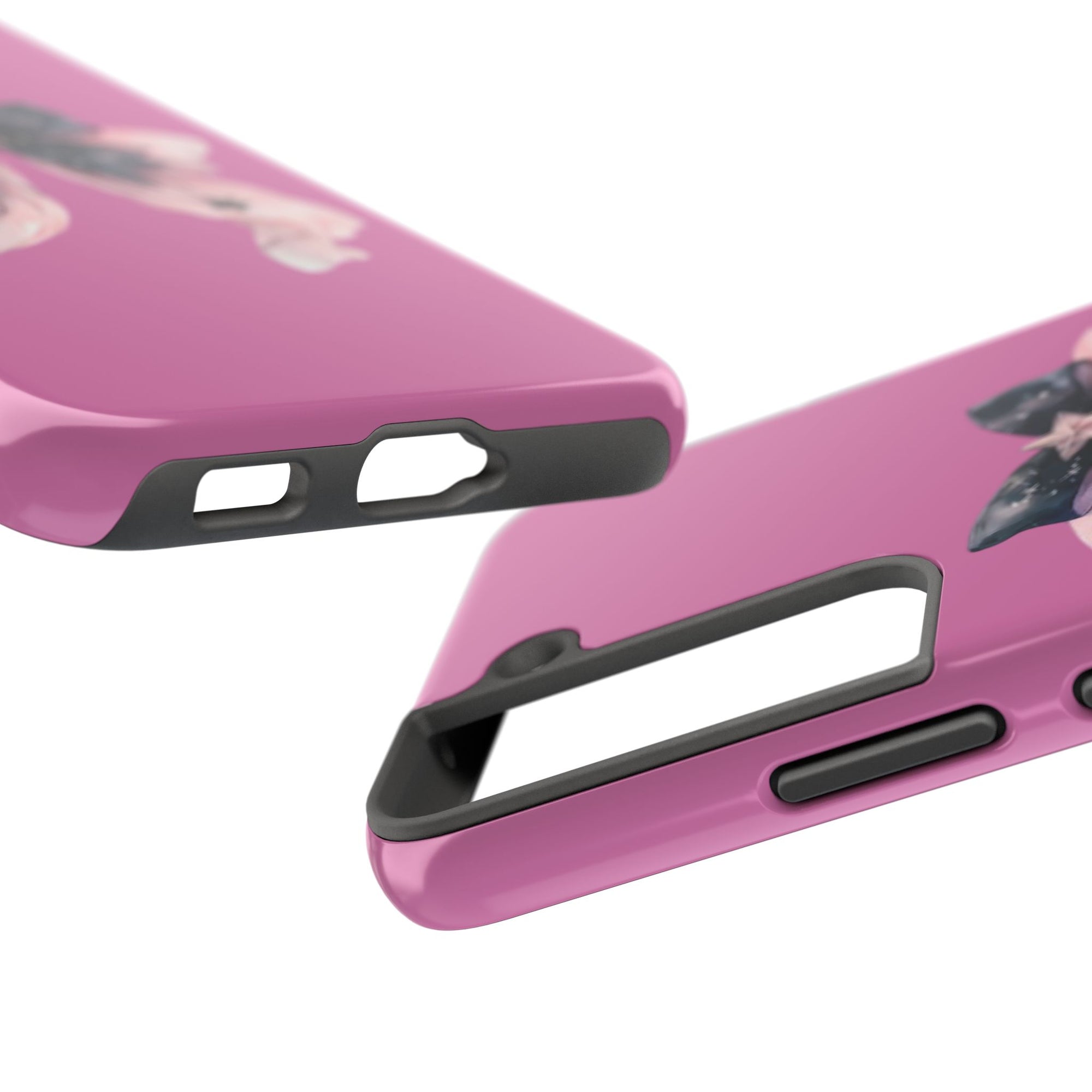 Pink Ribbon Tough Phone Cases, Galaxy Phone Covers, Chic Phone Protection, Ideal Gift for Her, Stylish Tech Accessories