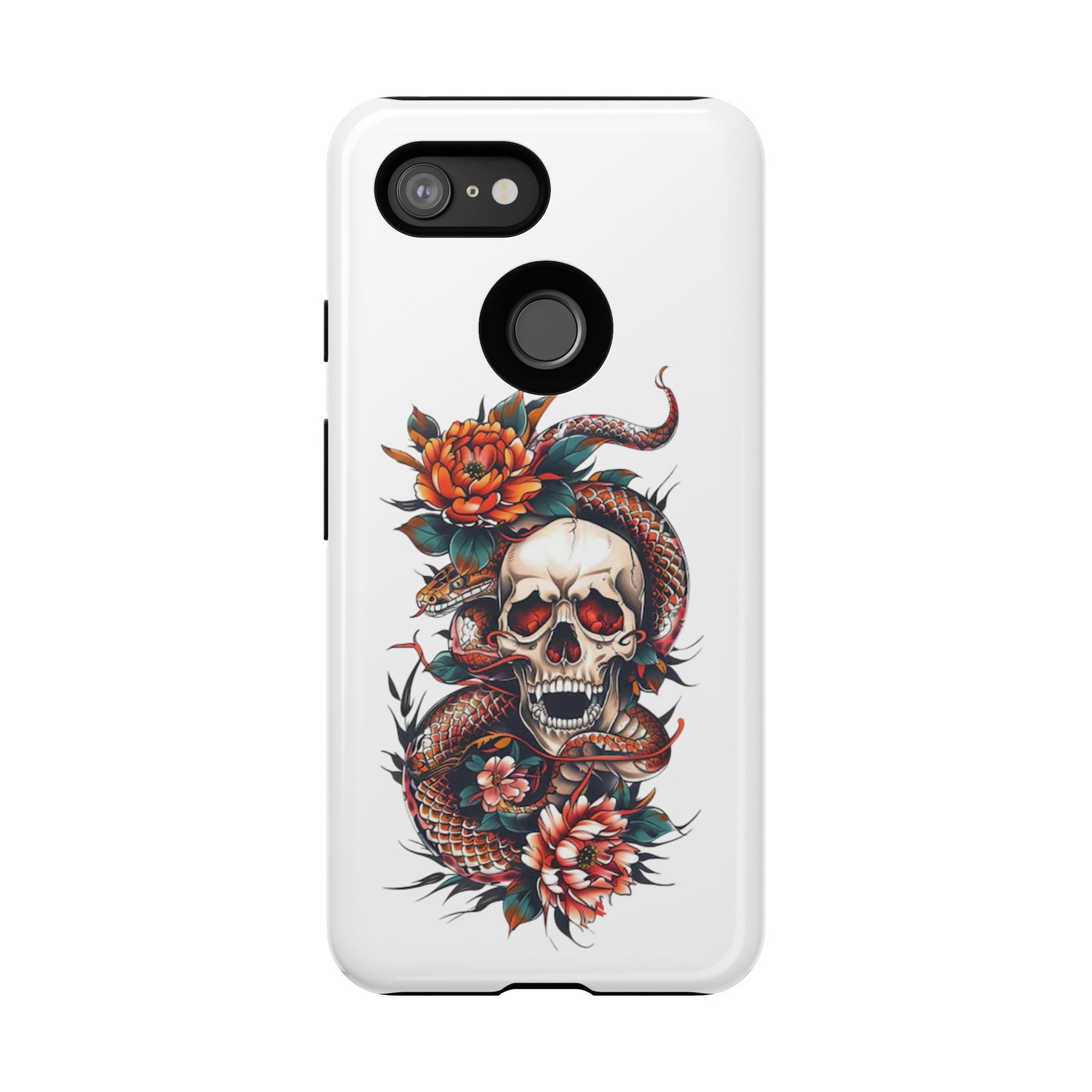 Tough Cases: Skull and Snake Phone Cases, Edgy Accessories, Alternative Fashion, Quirky Gift Ideas, Gothic Style