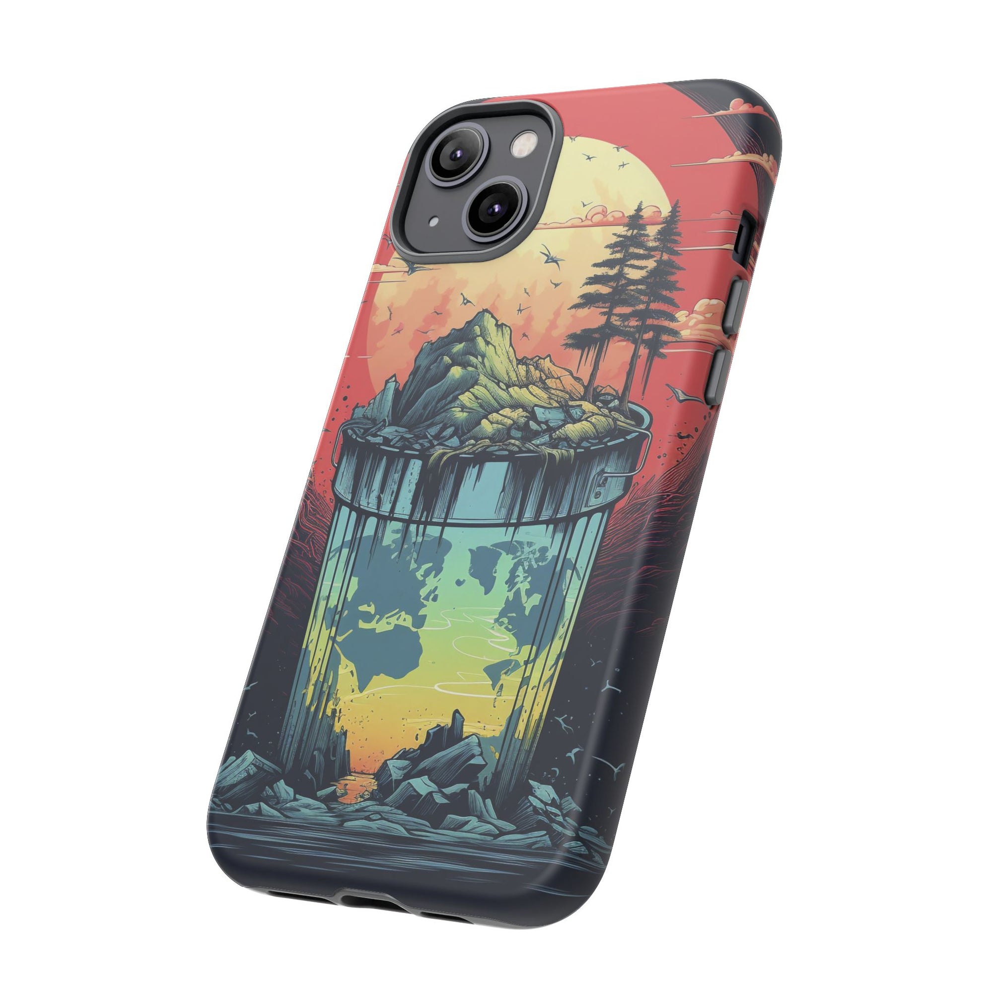 Vibrant Nature-Themed Phone Case, Tough Cases for Adventurers, Eco-Friendly, Trendy Phone Accessory, Great Gift for Nature Lovers