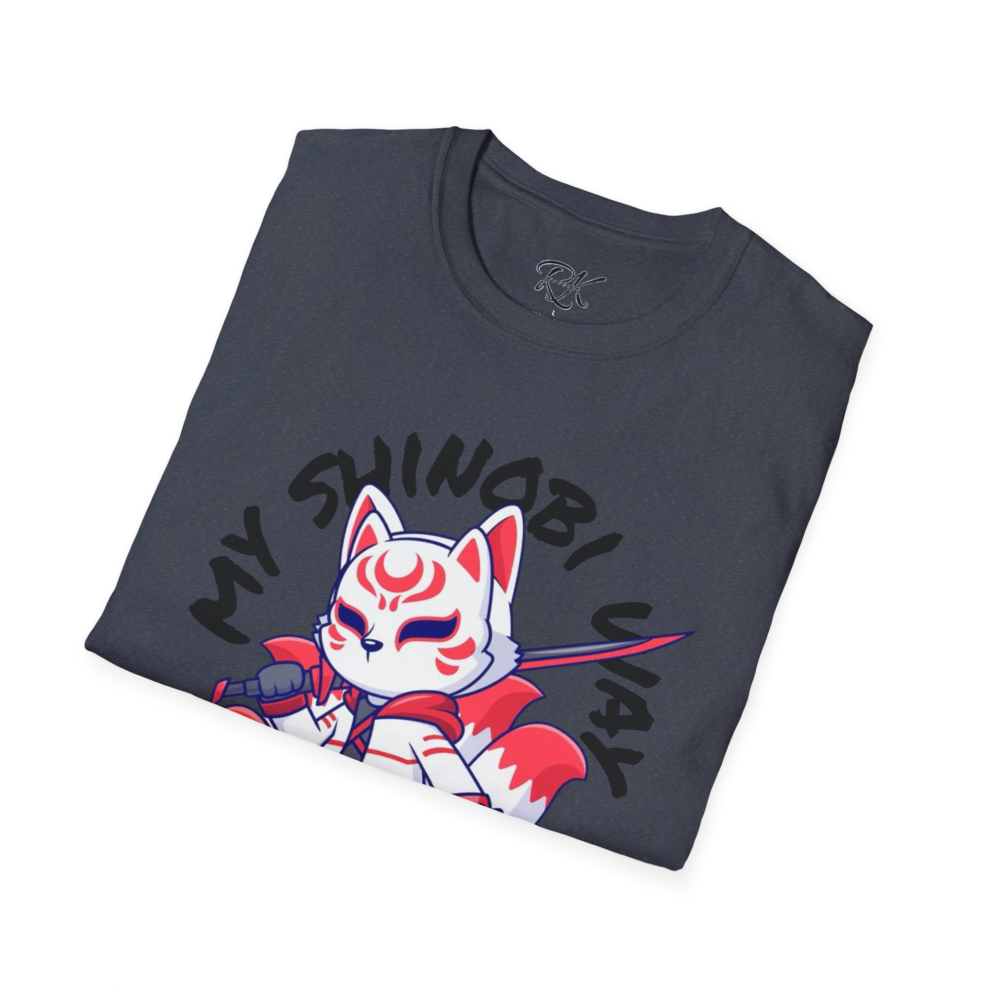 Unisex Anime T-Shirt - 'My Shinobi Pal' Graphic Tee, Comfortable Streetwear, Gift for Anime Lovers, Casual Wear, Stylish Outfit