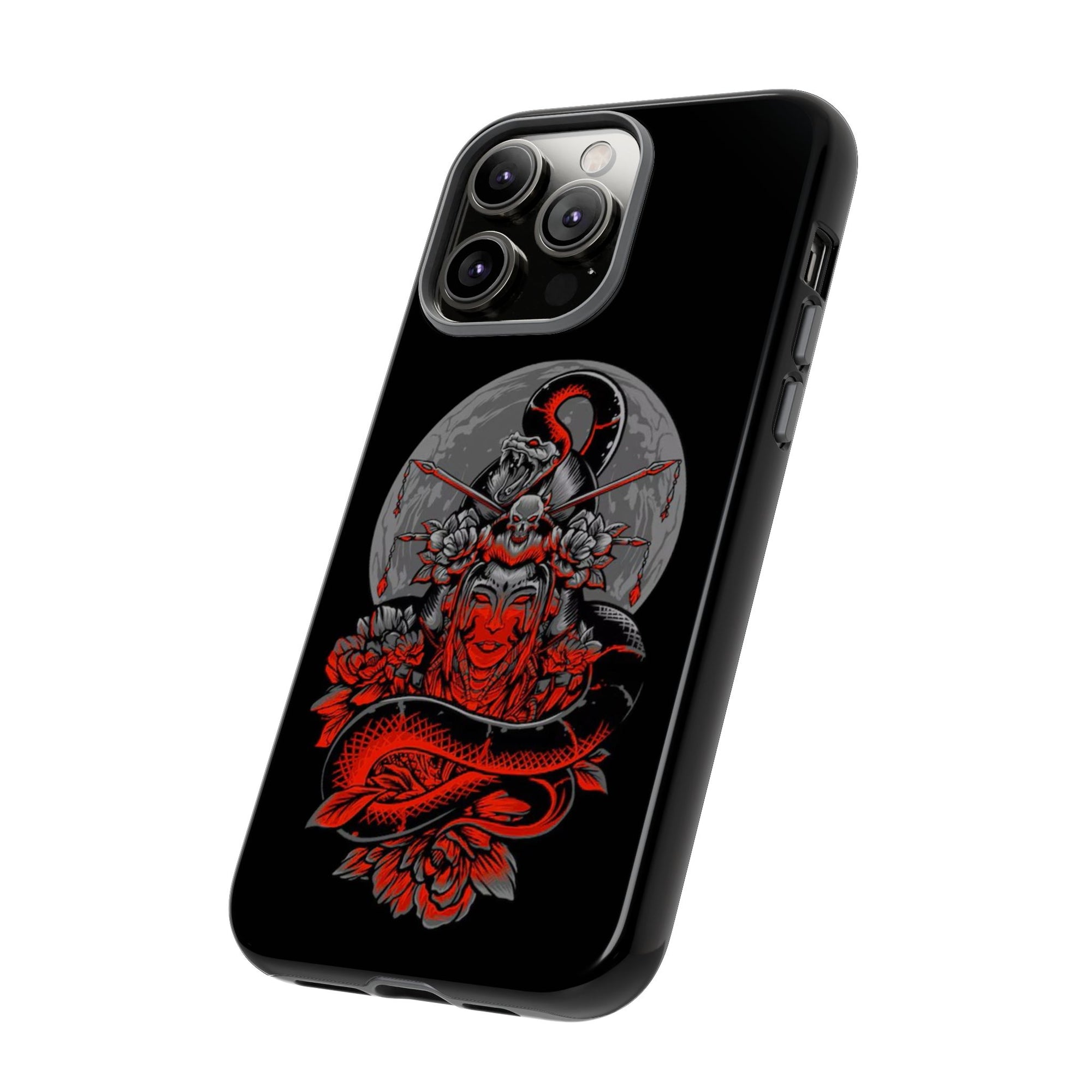 Tough Cases for iPhone, Dragon & Warrior Design, Durable Phone Protection, Perfect Gift for Tech Lovers, Unique Gifting