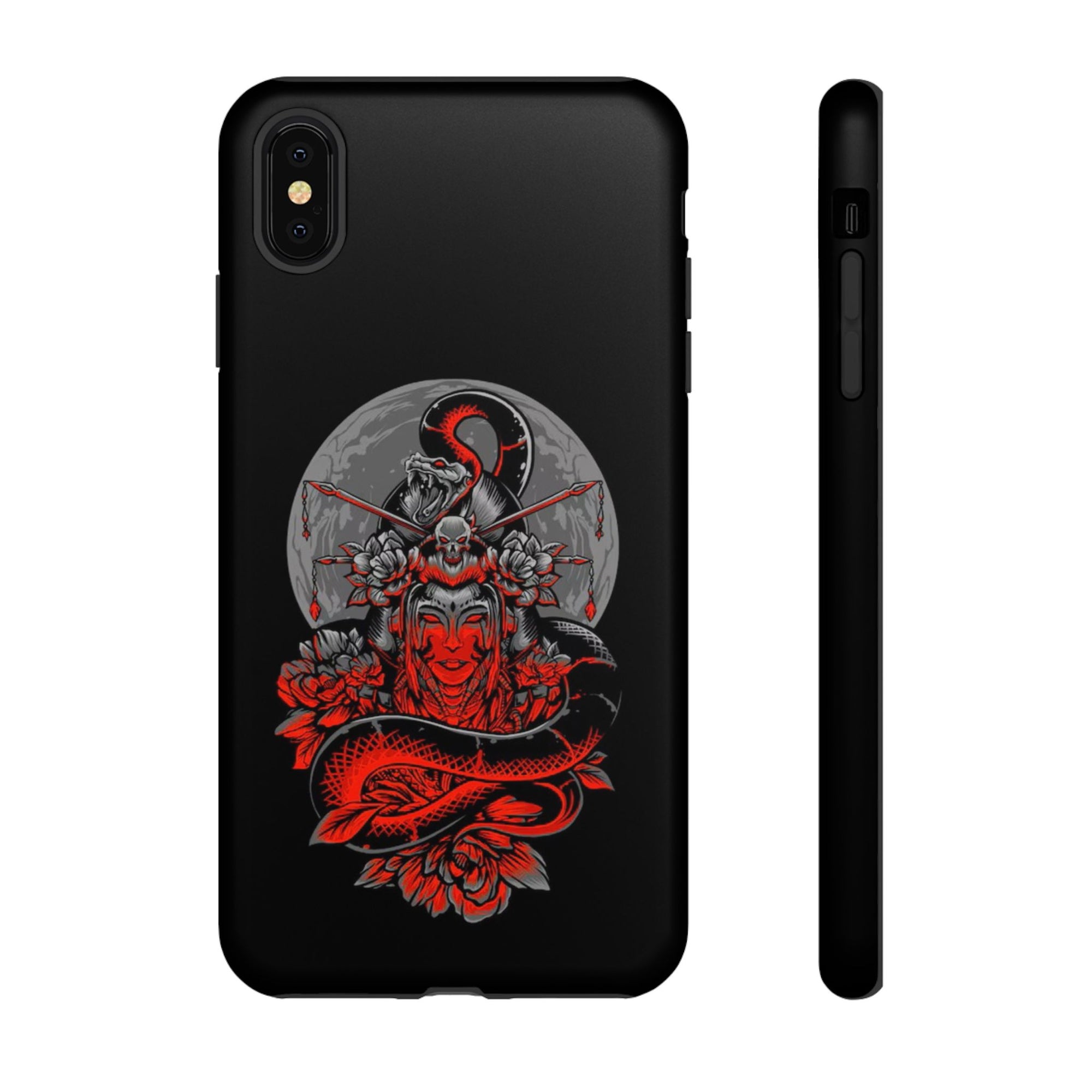 Tough Cases for iPhone, Dragon & Warrior Design, Durable Phone Protection, Perfect Gift for Tech Lovers, Unique Gifting