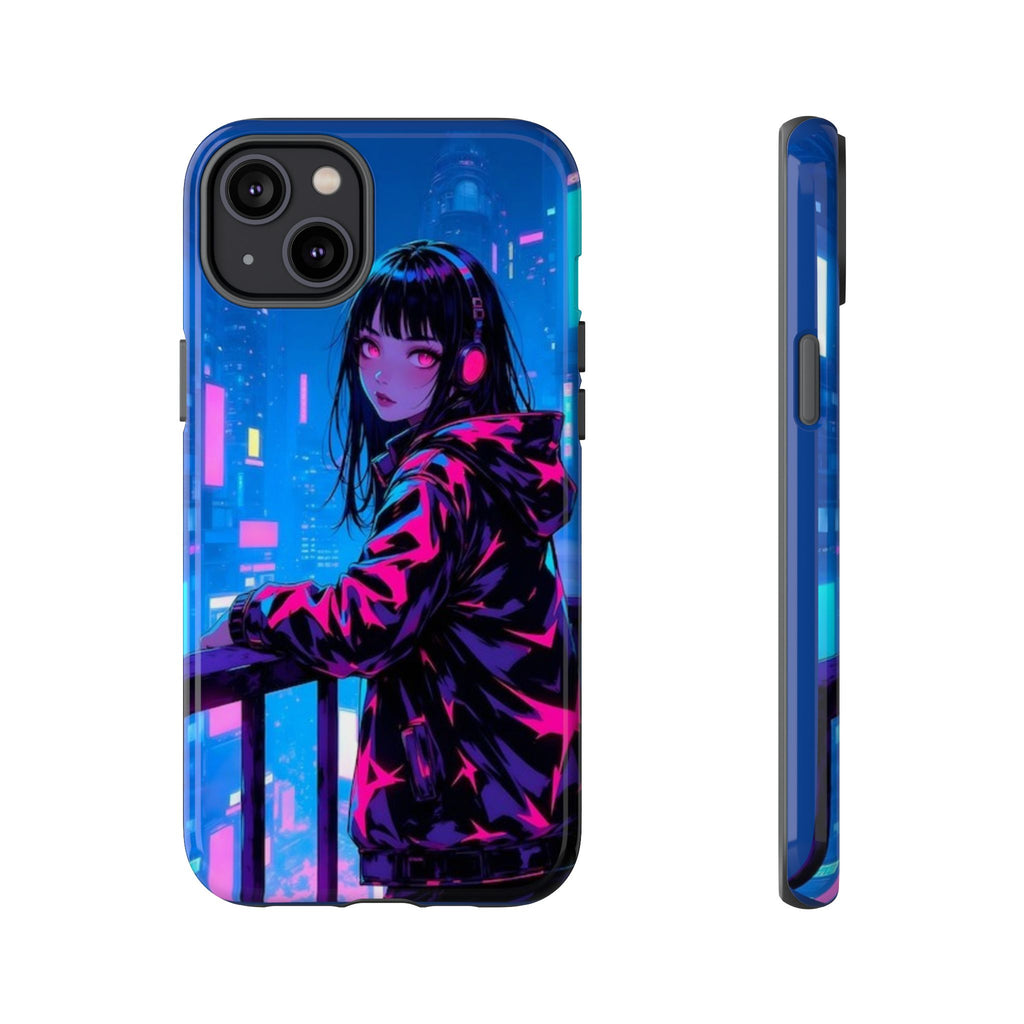 Futuristic Phone Case, Cyberpunk Aesthetic, Tough Phone Cover, Urban Style, Gift for Tech Lovers, Unique Phone Accessories, Streetwear [...]