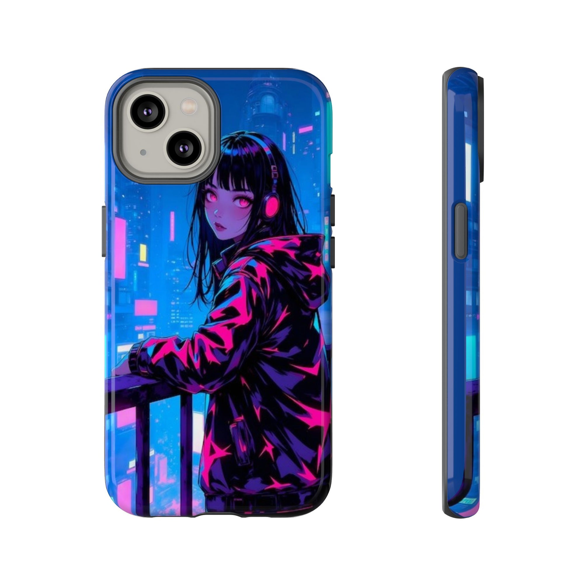 Futuristic Phone Case, Cyberpunk Aesthetic, Tough Phone Cover, Urban Style, Gift for Tech Lovers, Unique Phone Accessories, Streetwear [...]
