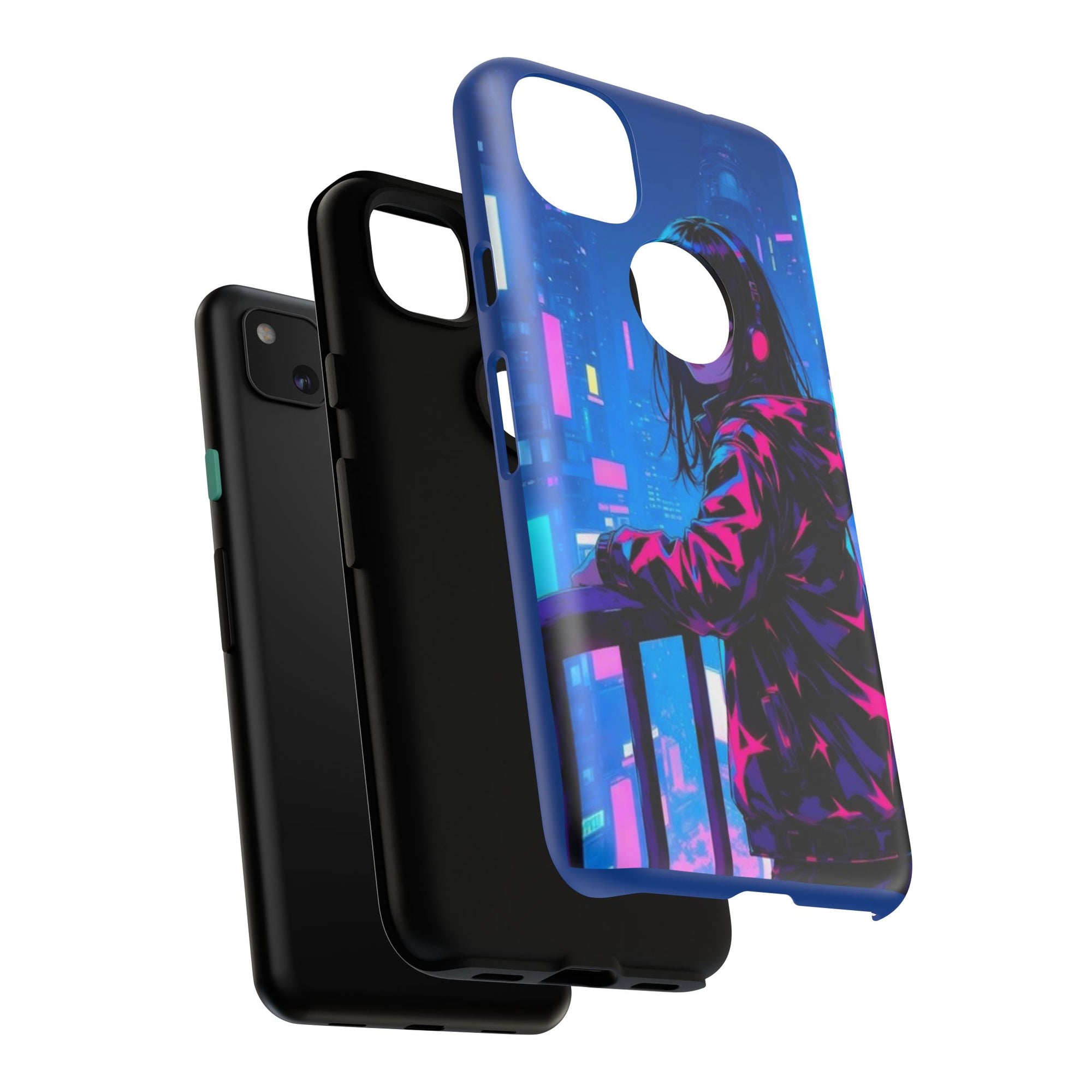 Futuristic Phone Case, Cyberpunk Aesthetic, Tough Phone Cover, Urban Style, Gift for Tech Lovers, Unique Phone Accessories, Streetwear [...]