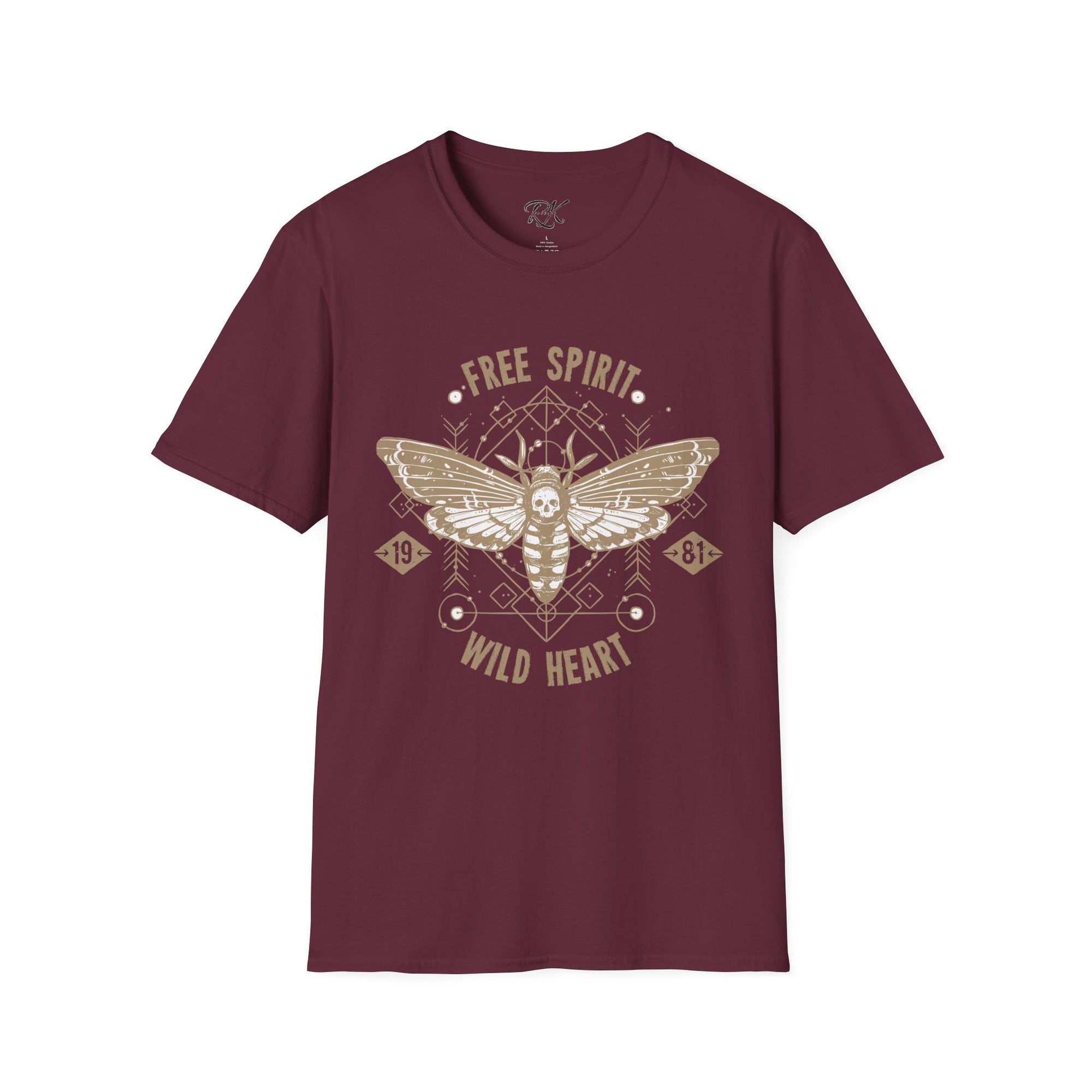Free Spirit Wild Heart Unisex T-Shirt, Boho Graphic Tee, Nature Lover Shirt, Gift for Adventurers, Casual Wear, Everyday Comfort