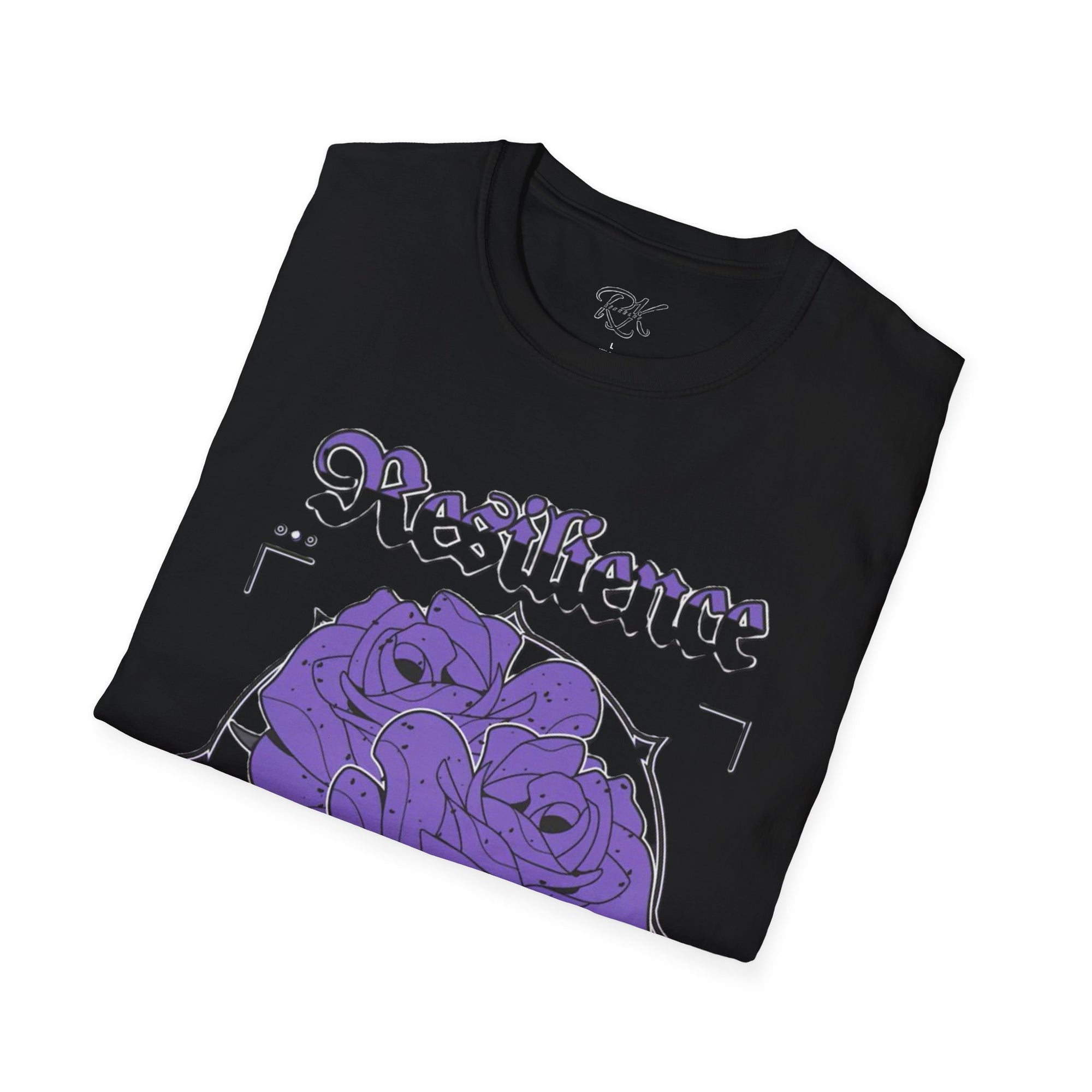 Purple Rose Graphic T-Shirt, Soft Stylish Tee, Unisex Floral Apparel, Gift for Her, Spring Outfit Idea, Vintage Aesthetic Top