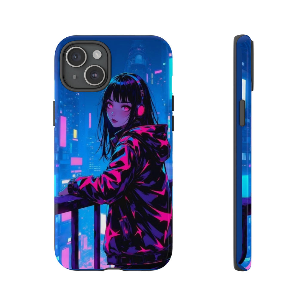Futuristic Phone Case, Cyberpunk Aesthetic, Tough Phone Cover, Urban Style, Gift for Tech Lovers, Unique Phone Accessories, Streetwear [...]