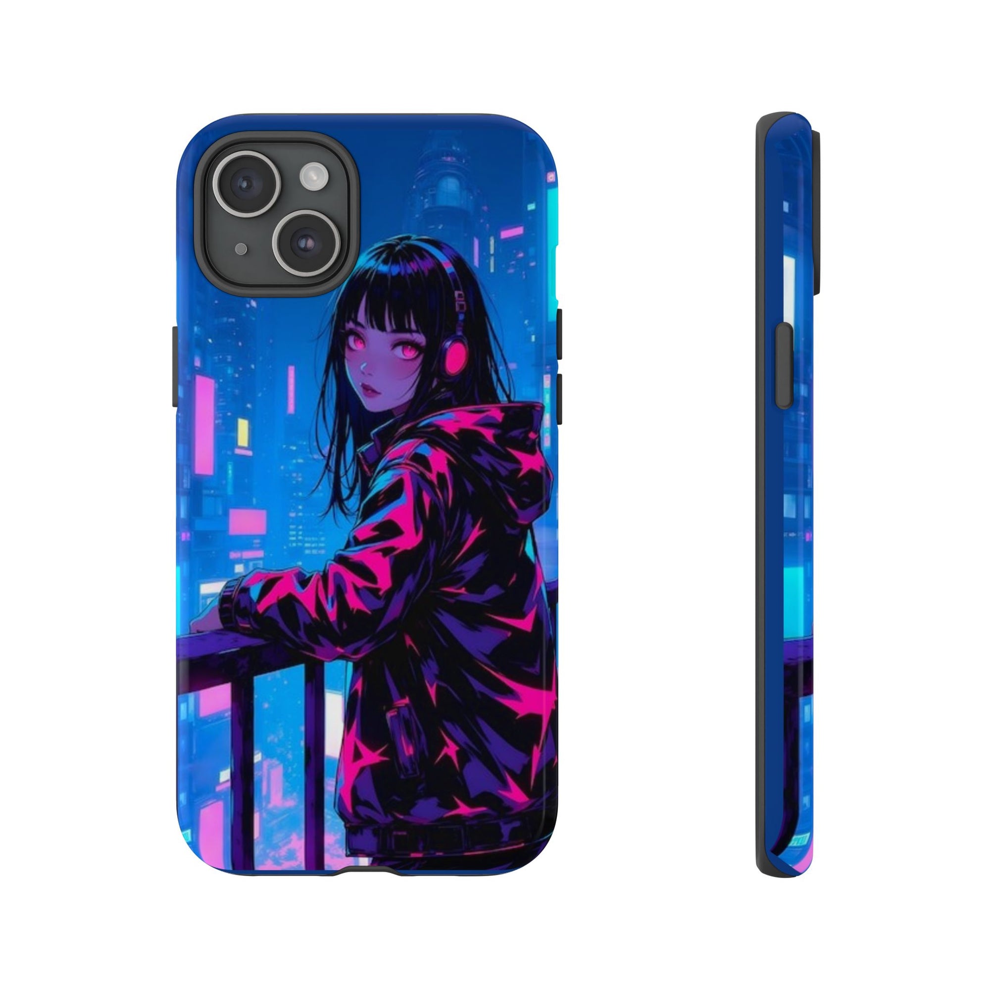 Futuristic Phone Case, Cyberpunk Aesthetic, Tough Phone Cover, Urban Style, Gift for Tech Lovers, Unique Phone Accessories, Streetwear [...]