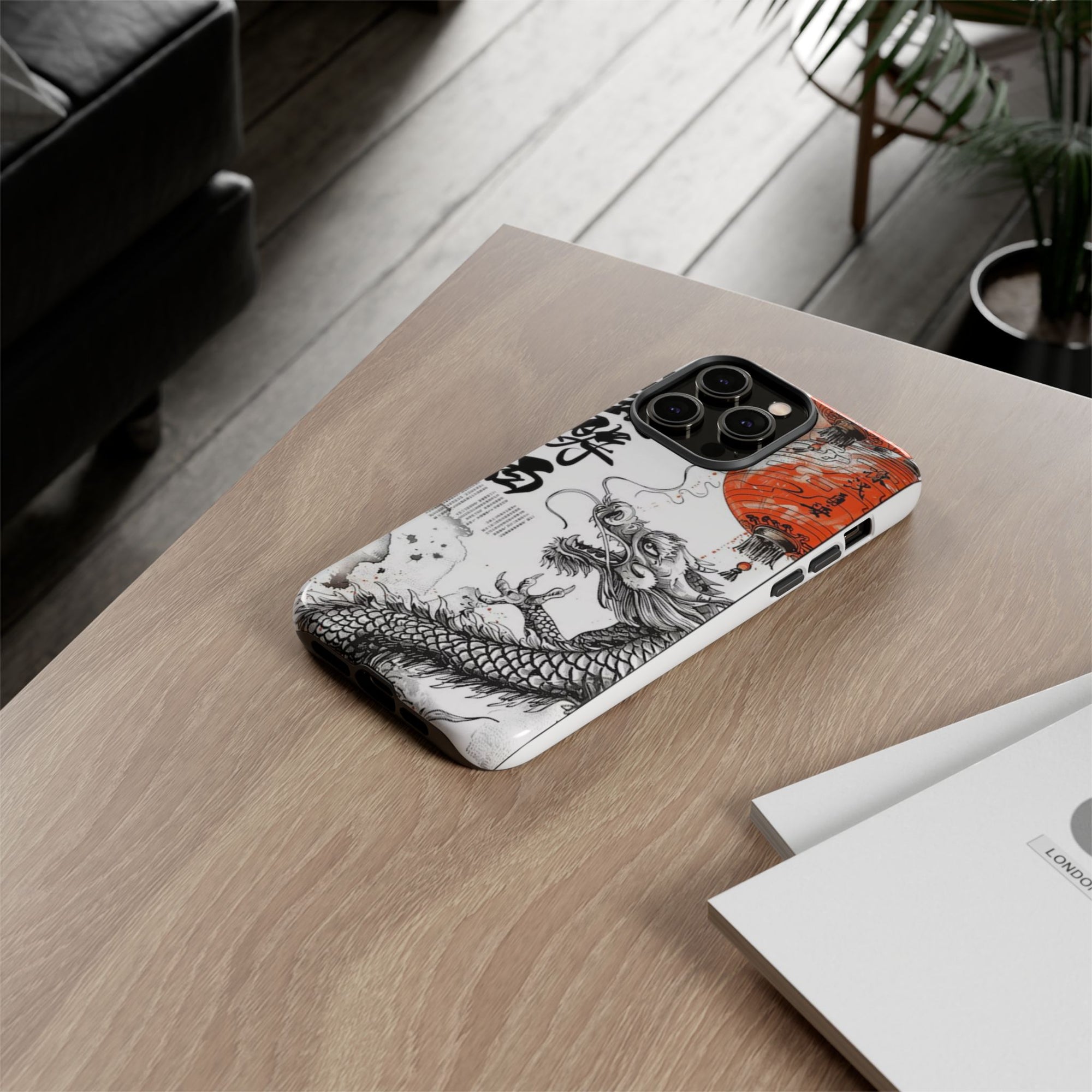 Dragon Design Phone Case, Tough Cases with Chinese Art for Unique Style, Gift for Art Lovers, Phone Protection, Trendy Accessories