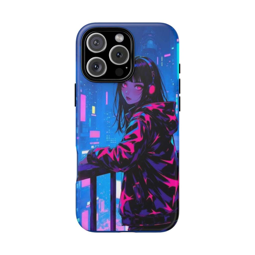 Futuristic Phone Case, Cyberpunk Aesthetic, Tough Phone Cover, Urban Style, Gift for Tech Lovers, Unique Phone Accessories, Streetwear [...]