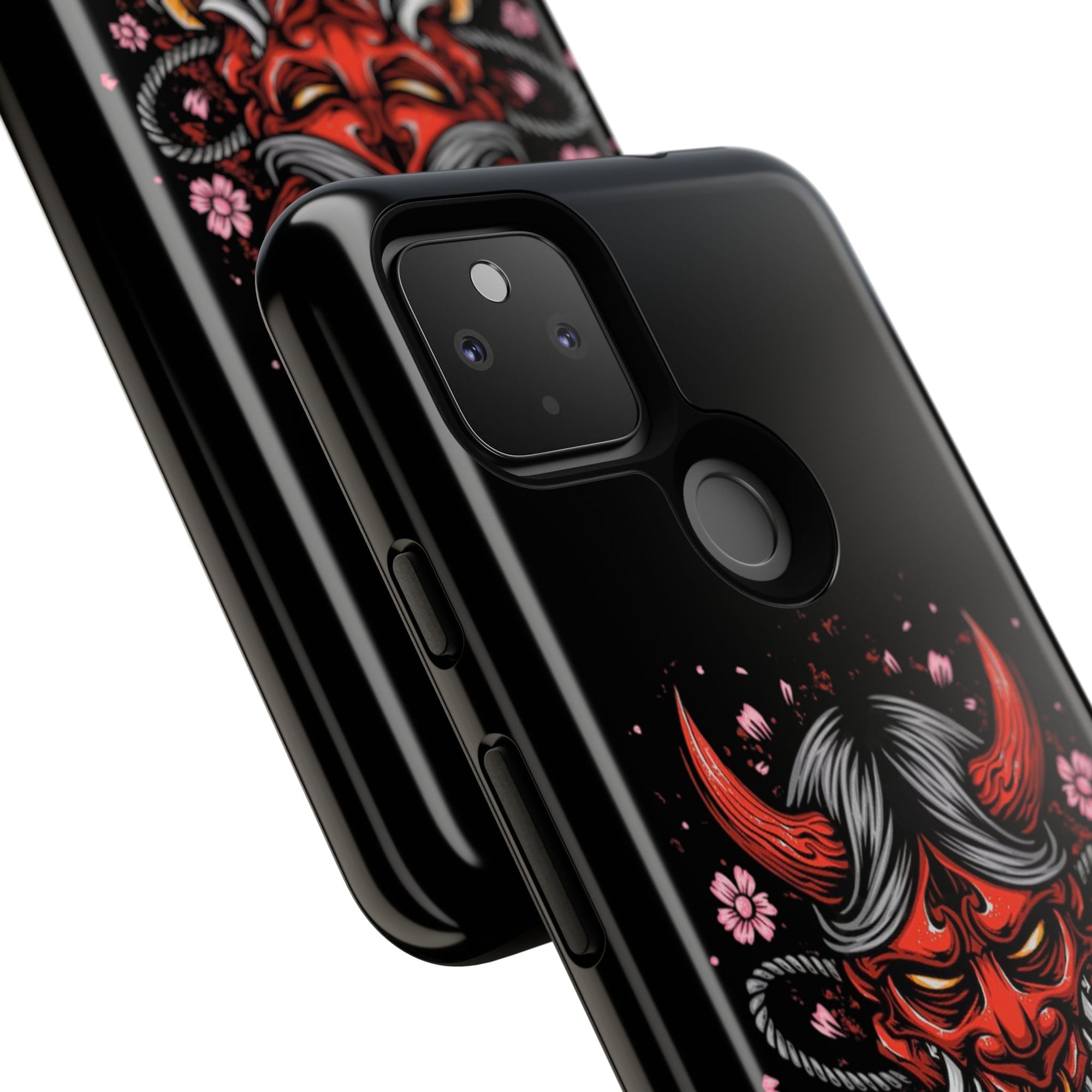Tough Cases: Fierce Demon Phone Case, Edgy Phone Cover, Protect Your Device, Gift for Anime Fans, Unique Artwork Case