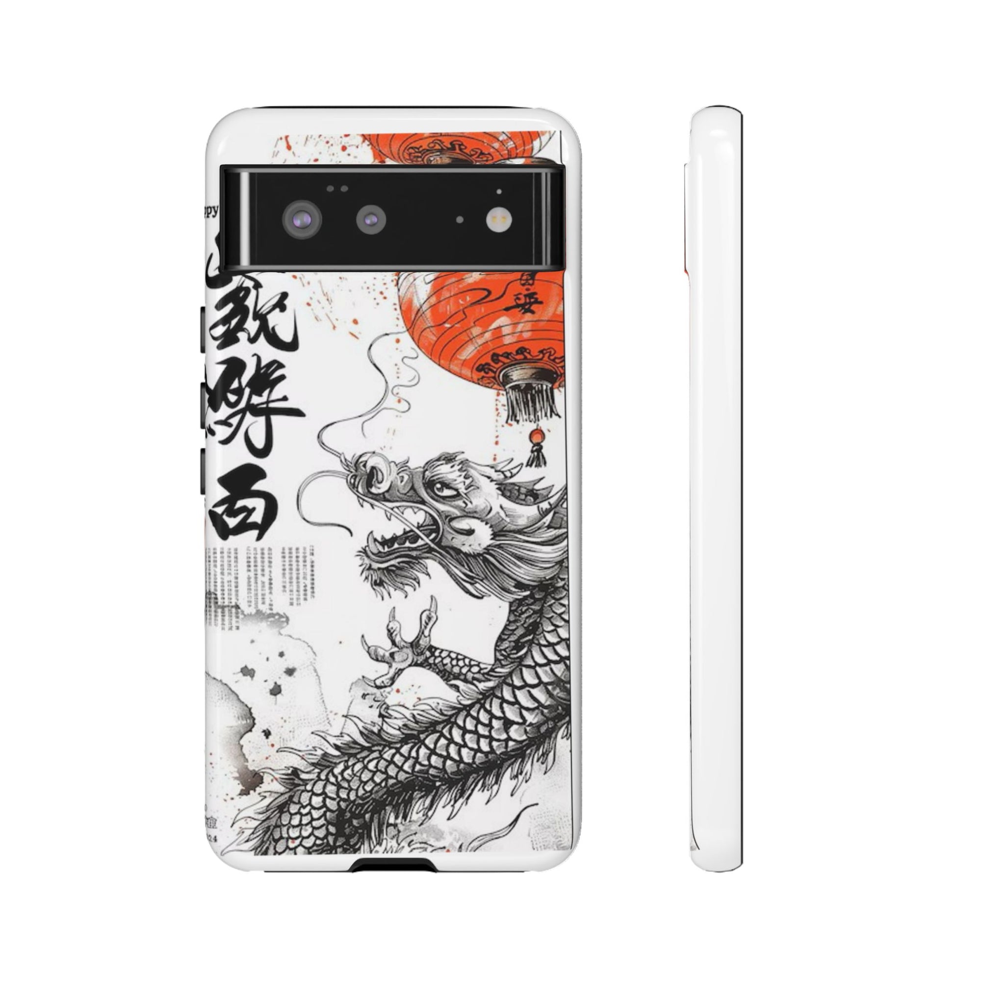 Dragon Design Phone Case, Tough Cases with Chinese Art for Unique Style, Gift for Art Lovers, Phone Protection, Trendy Accessories