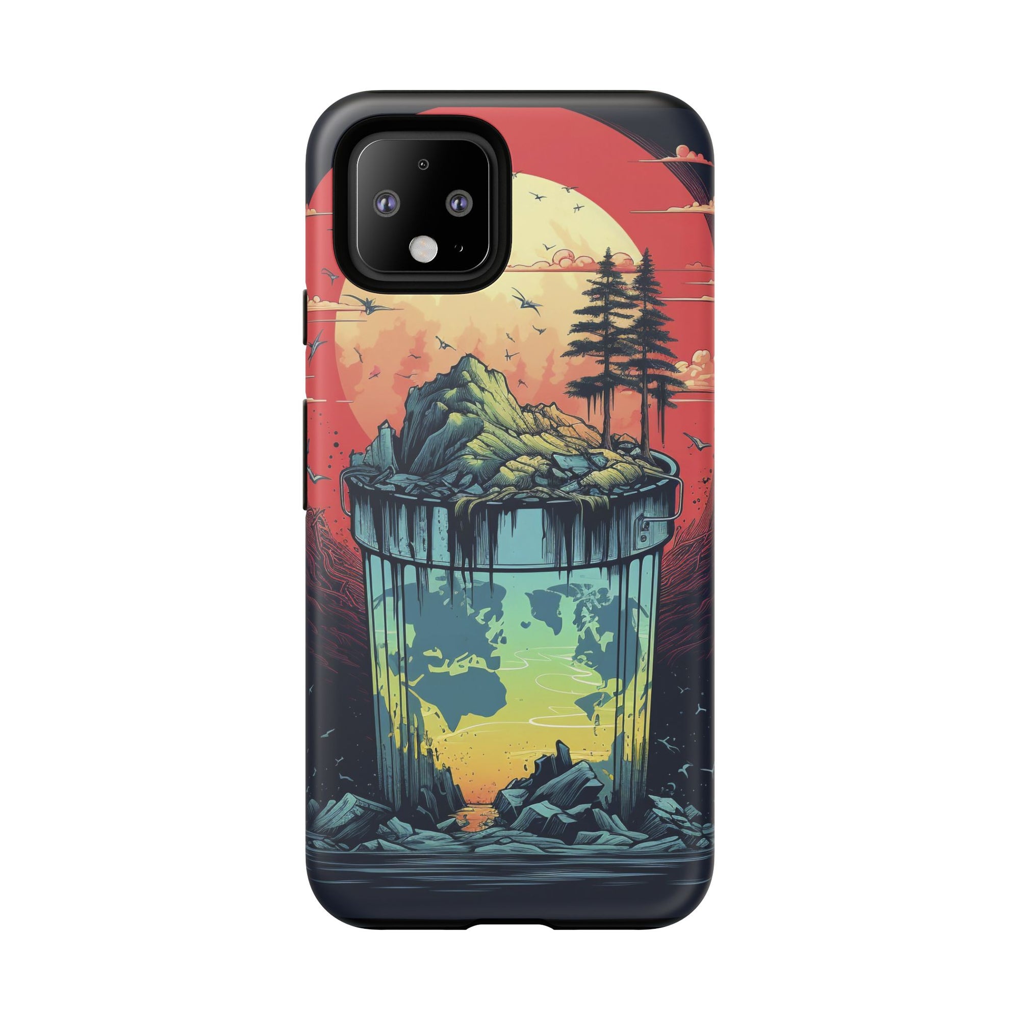Vibrant Nature-Themed Phone Case, Tough Cases for Adventurers, Eco-Friendly, Trendy Phone Accessory, Great Gift for Nature Lovers