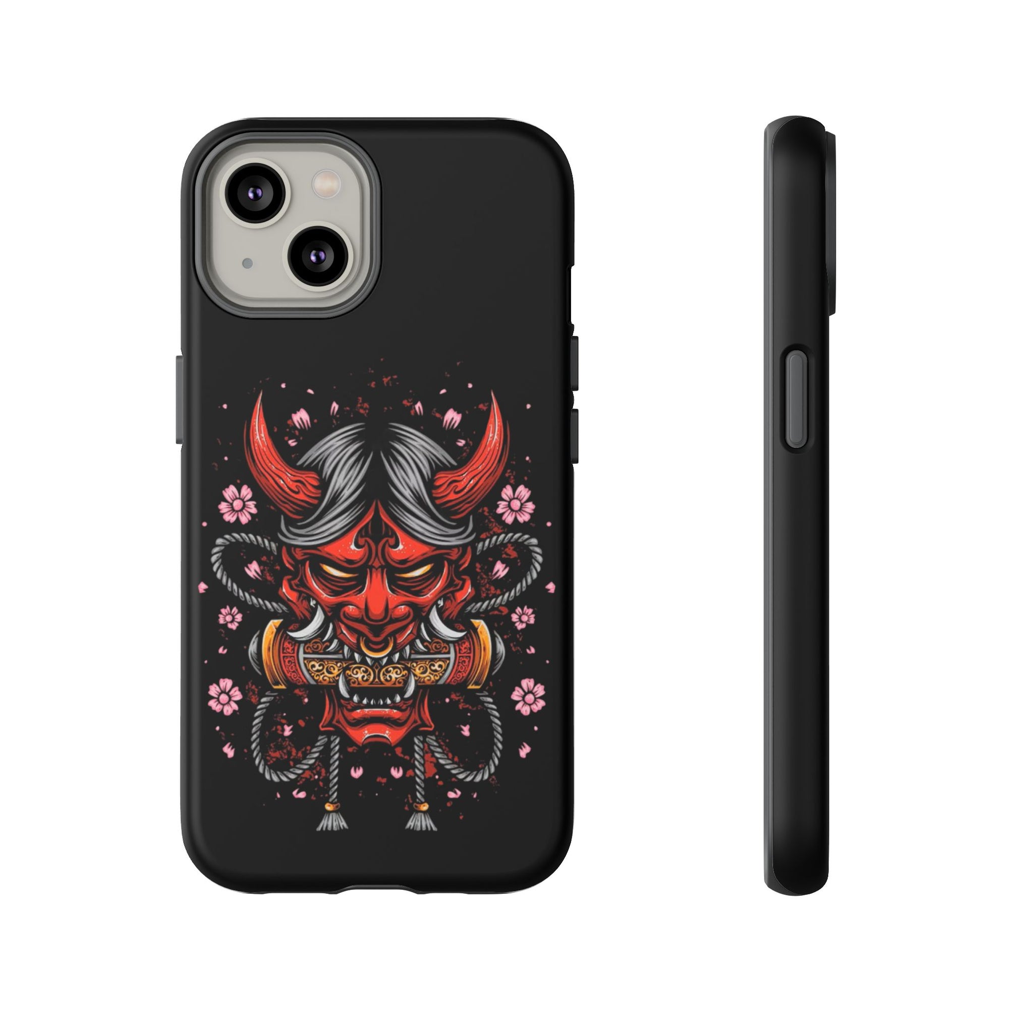 Tough Cases: Fierce Demon Phone Case, Edgy Phone Cover, Protect Your Device, Gift for Anime Fans, Unique Artwork Case