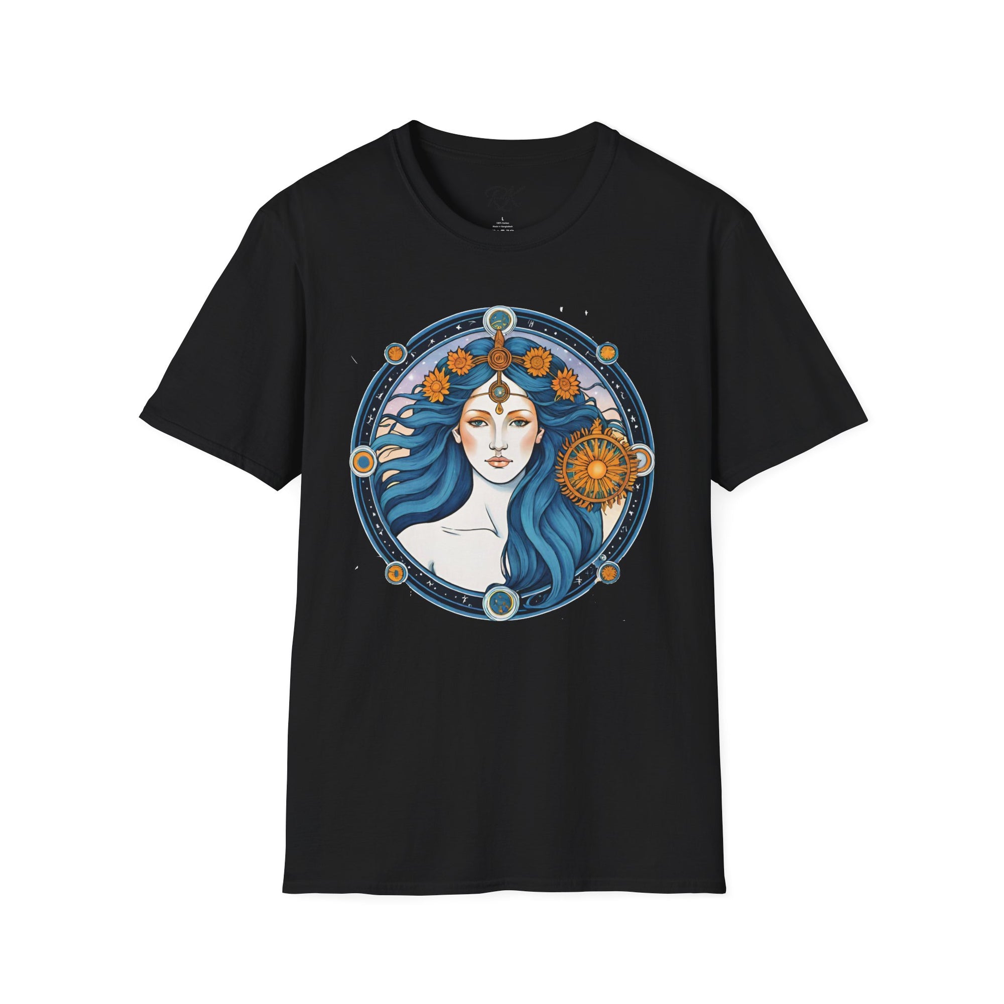 Celestial Goddess Unisex T-Shirt, Bohemian Tee, Astrology Shirt, Gift for Her, Spiritual Fashion, Horoscope Apparel