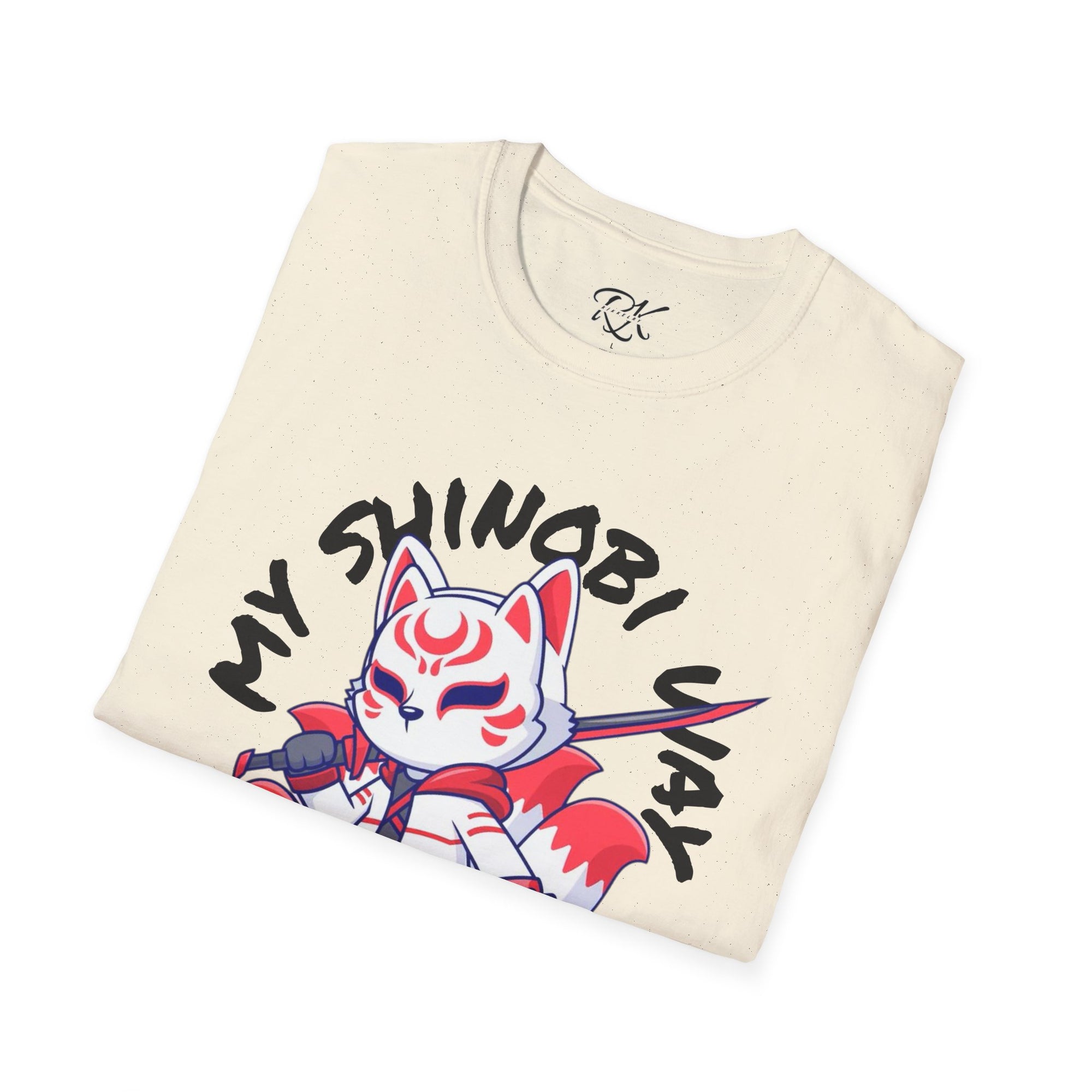 Unisex Anime T-Shirt - 'My Shinobi Pal' Graphic Tee, Comfortable Streetwear, Gift for Anime Lovers, Casual Wear, Stylish Outfit