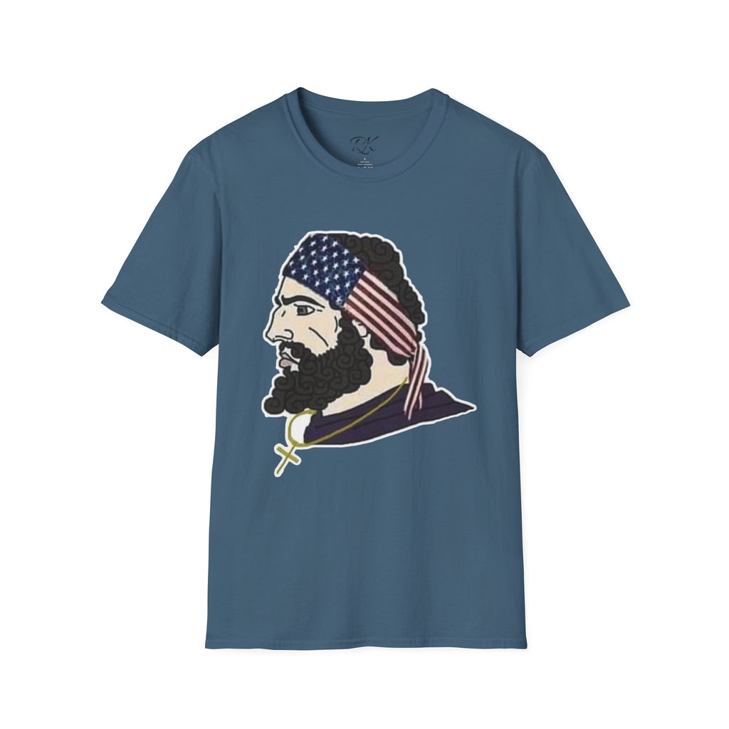 Patriotic Graphic T-Shirt, Unisex Softstyle Tee, Independence Day Gift, Freedom Apparel, Americana Clothing