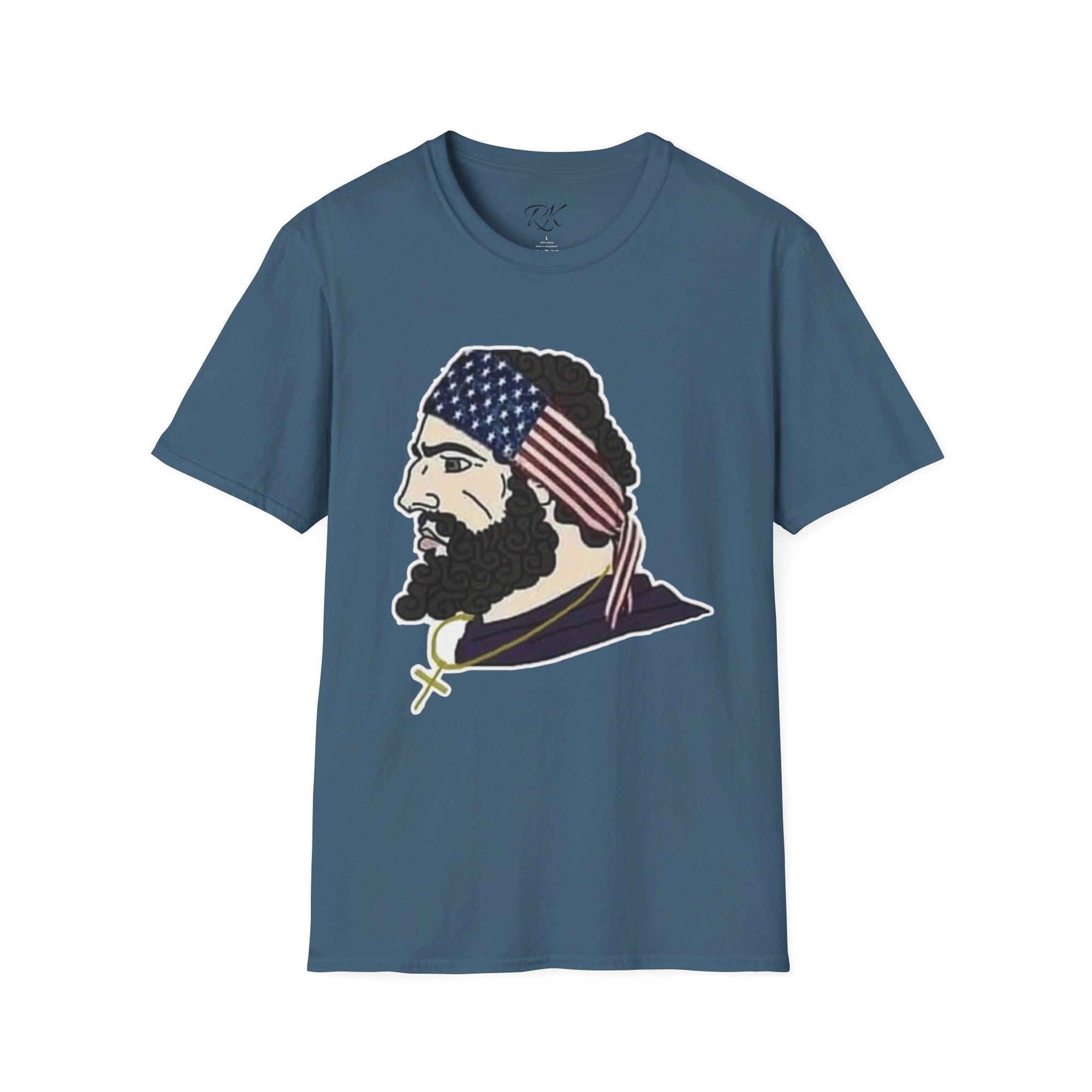 Patriotic Graphic T-Shirt, Unisex Softstyle Tee, Independence Day Gift, Freedom Apparel, Americana Clothing