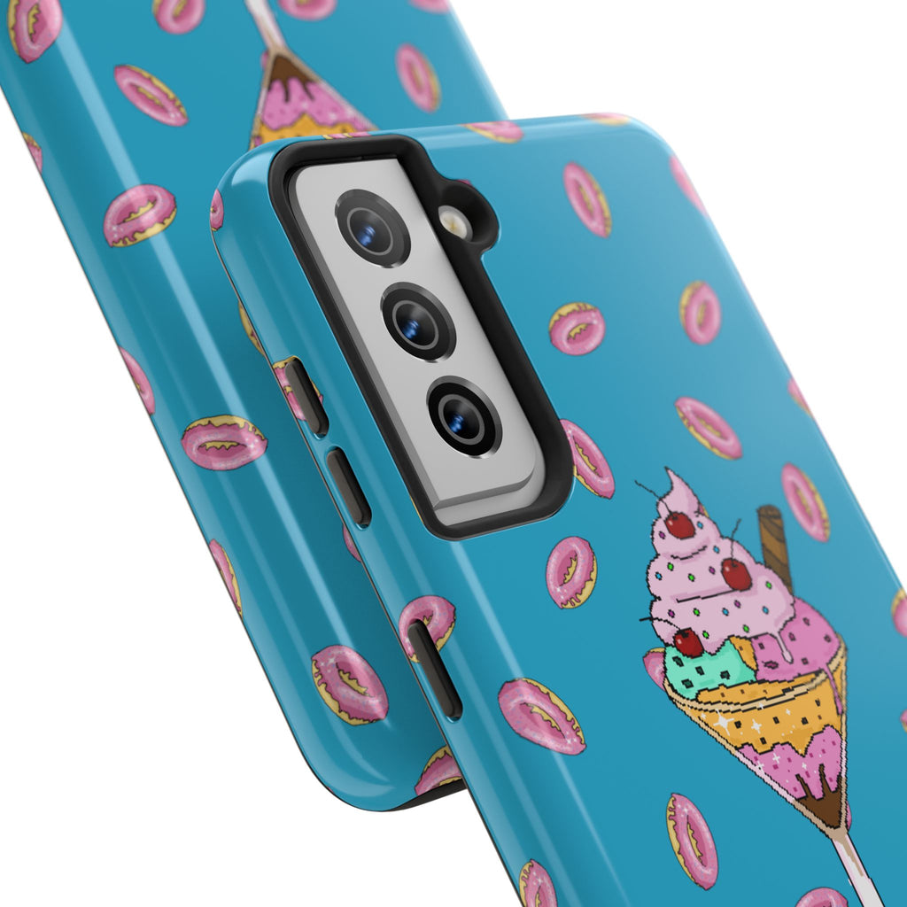 Cute Dessert Phone Cases, Fun iPhone Covers, Quirky Phone Accessories, Donut Lovers Gift, Ice Cream Phone Protector