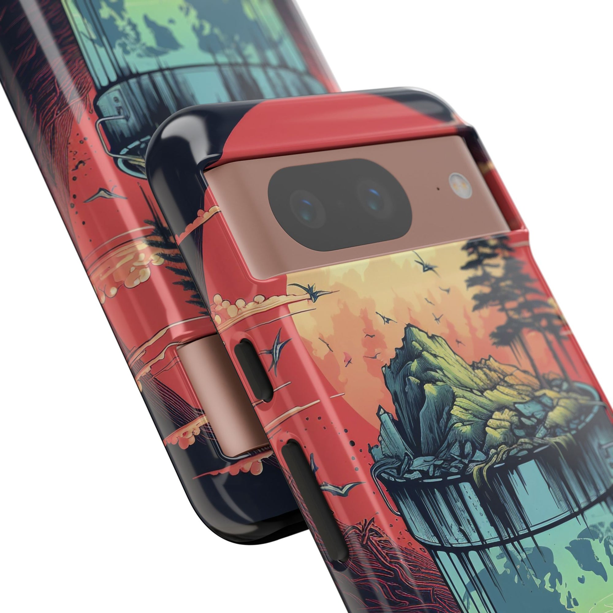 Vibrant Nature-Themed Phone Case, Tough Cases for Adventurers, Eco-Friendly, Trendy Phone Accessory, Great Gift for Nature Lovers