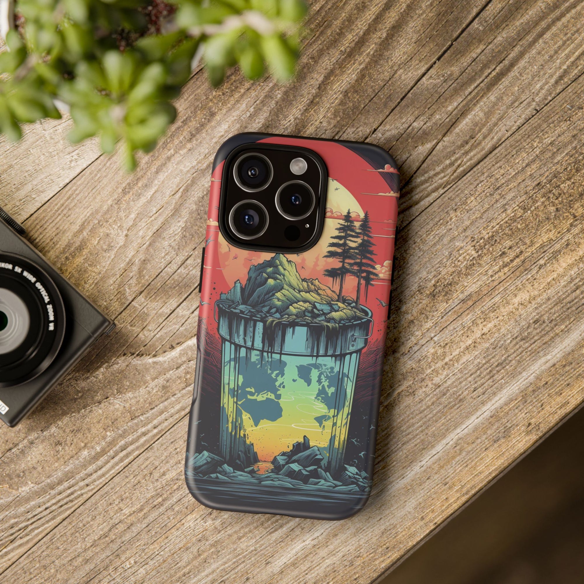 Vibrant Nature-Themed Phone Case, Tough Cases for Adventurers, Eco-Friendly, Trendy Phone Accessory, Great Gift for Nature Lovers