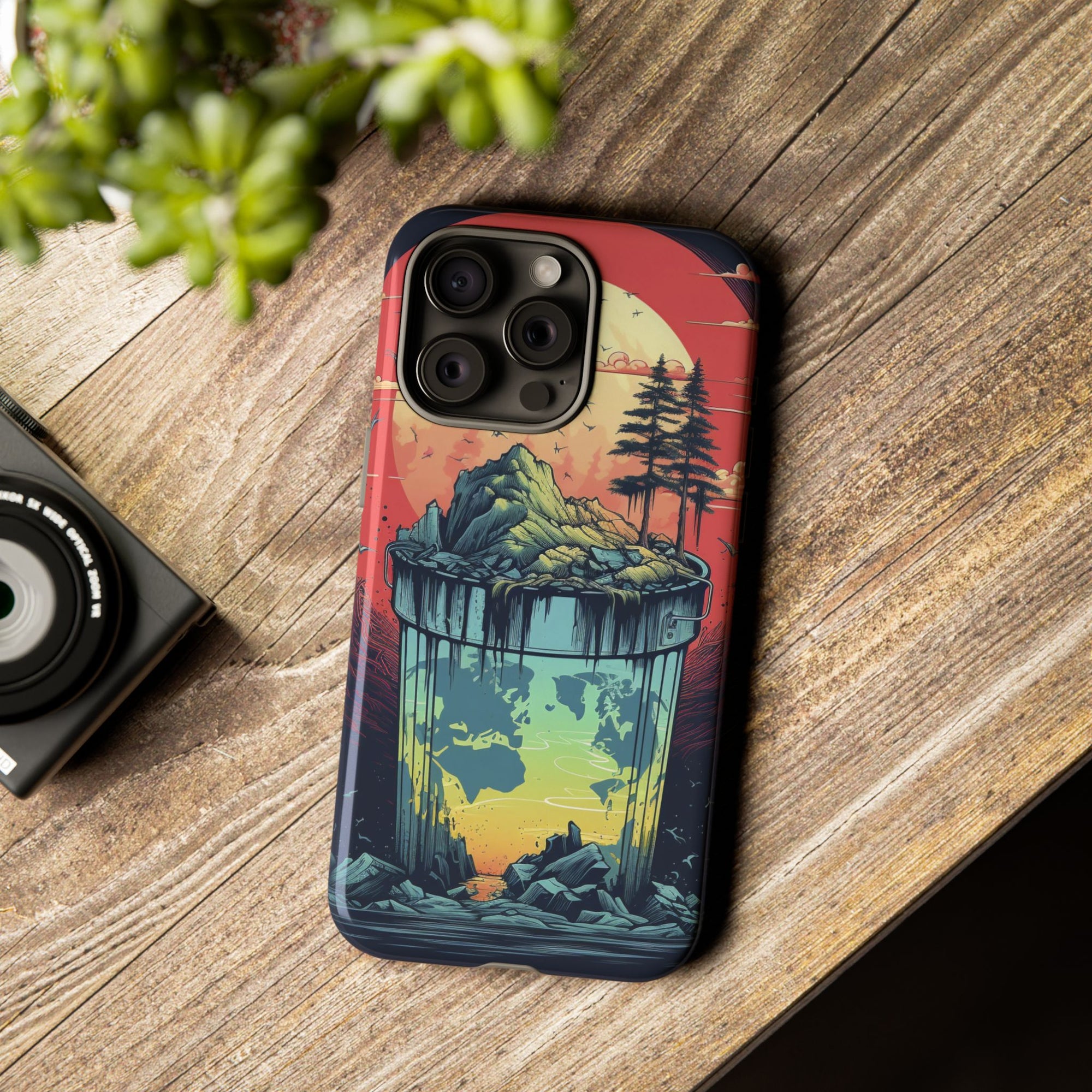 Vibrant Nature-Themed Phone Case, Tough Cases for Adventurers, Eco-Friendly, Trendy Phone Accessory, Great Gift for Nature Lovers