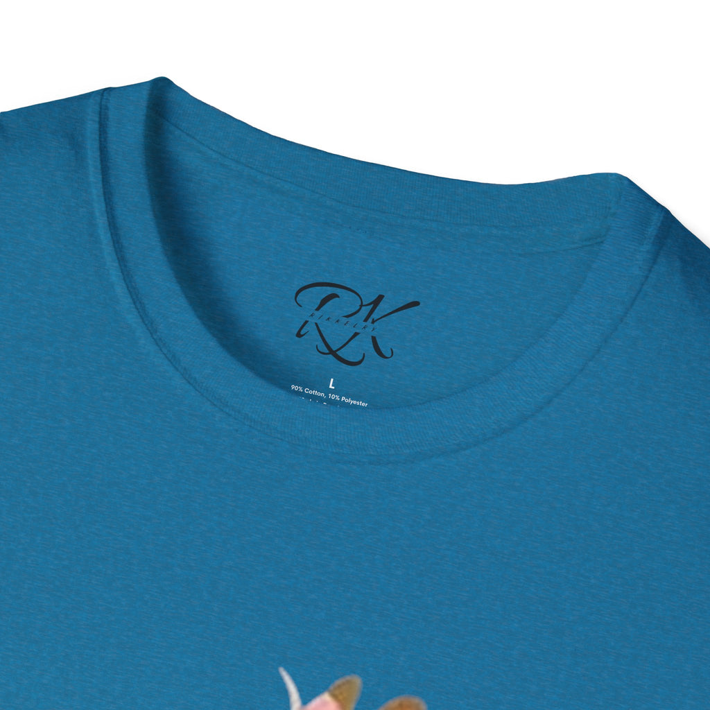 Whimsical Dog Art Unisex T-Shirt - Cute Pet Lover Gift, Casual Wear, Animal Themed Apparel, Fun Gift for Dog Owners