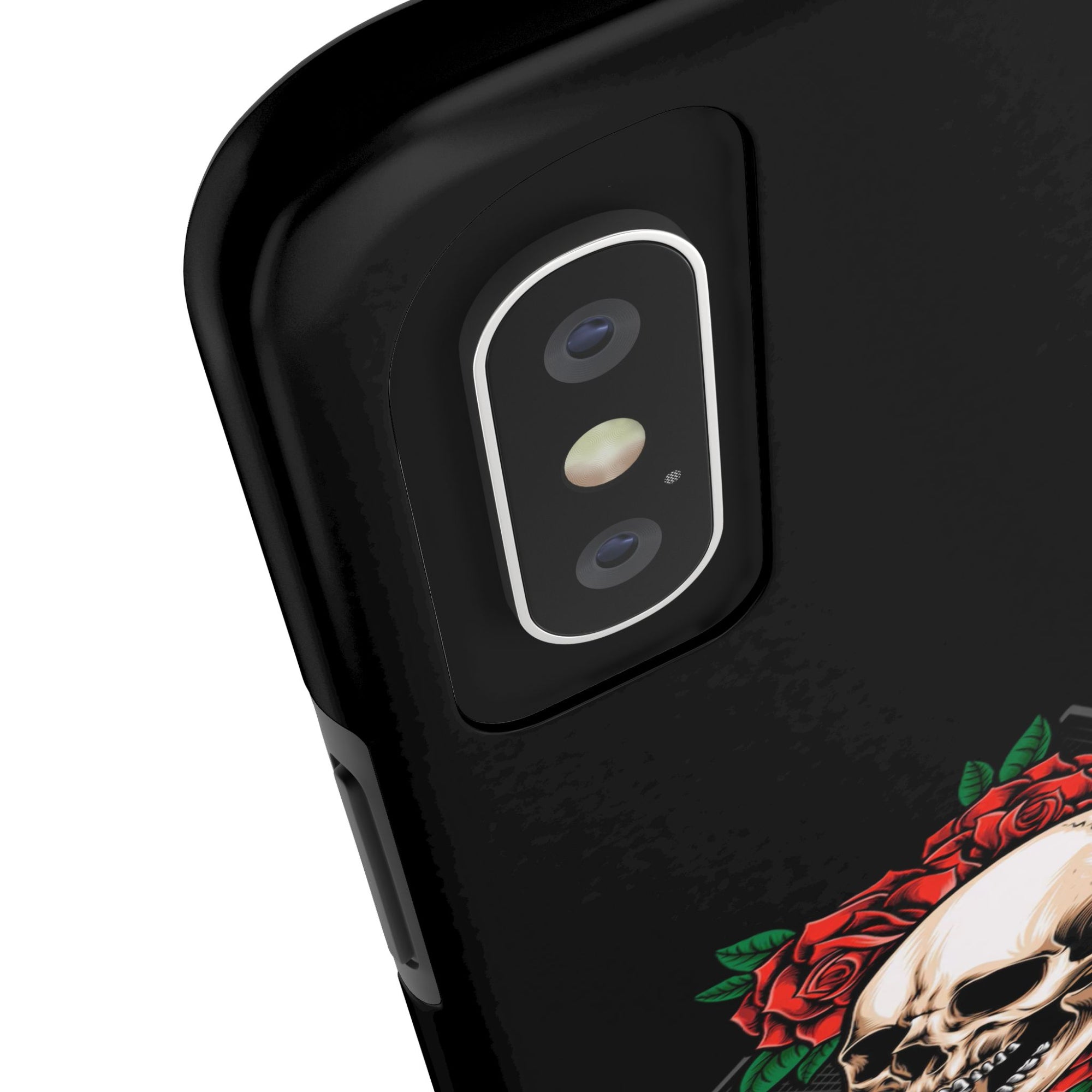Tough Phone Cases with Skull and Roses Design | Edgy Protection, iPhone & Android Covers, Gothic Gifts, Unique Phone Accessories