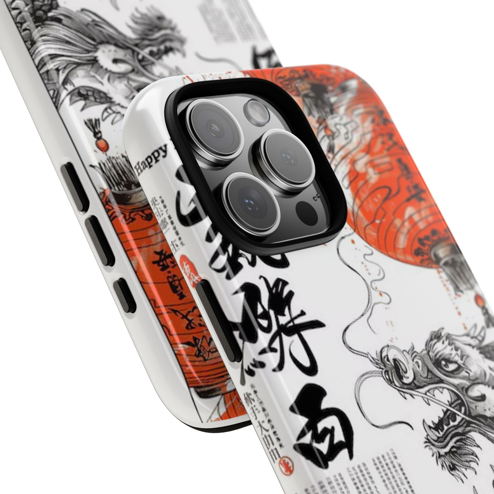 Dragon Design Phone Case, Tough Cases with Chinese Art for Unique Style, Gift for Art Lovers, Phone Protection, Trendy Accessories