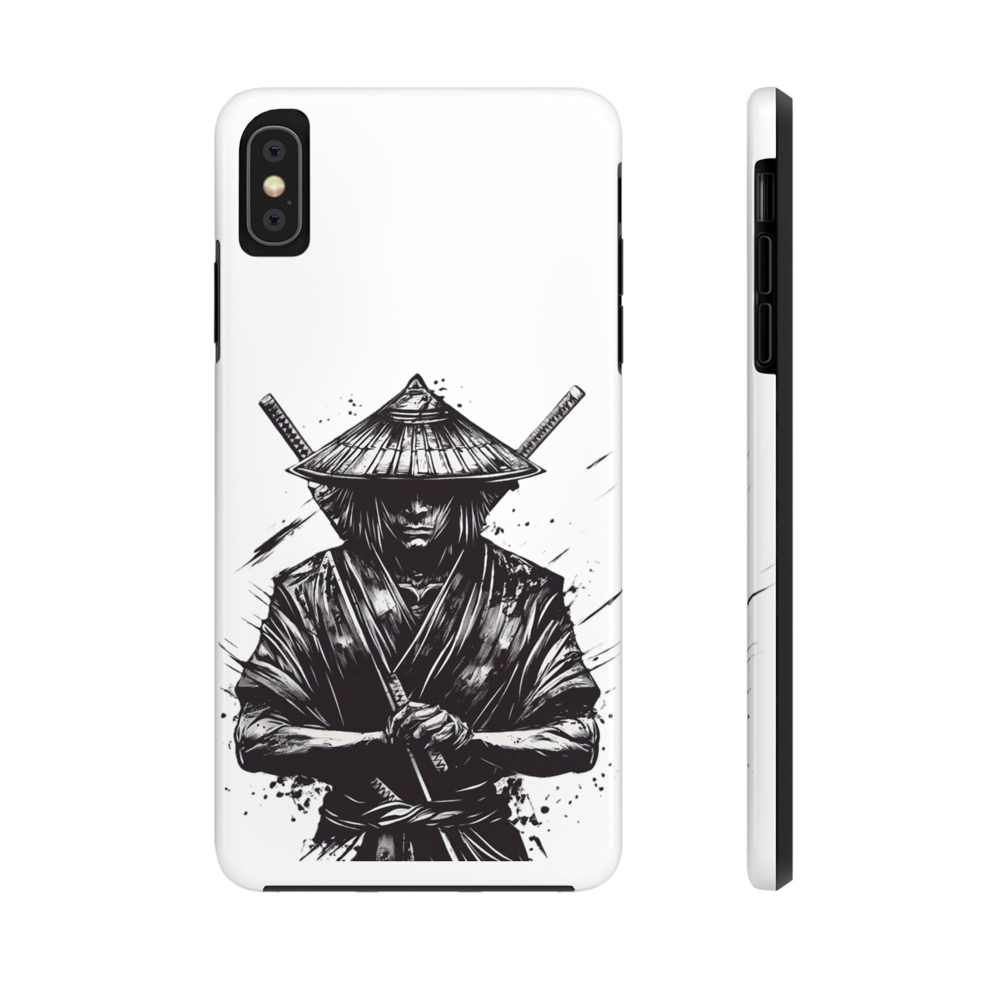 Samurai Tough Phone Cases, Rugged Smartphone Accessories, Durable Covers for Men, Unique Gifts for Him, Japanese Warrior Design