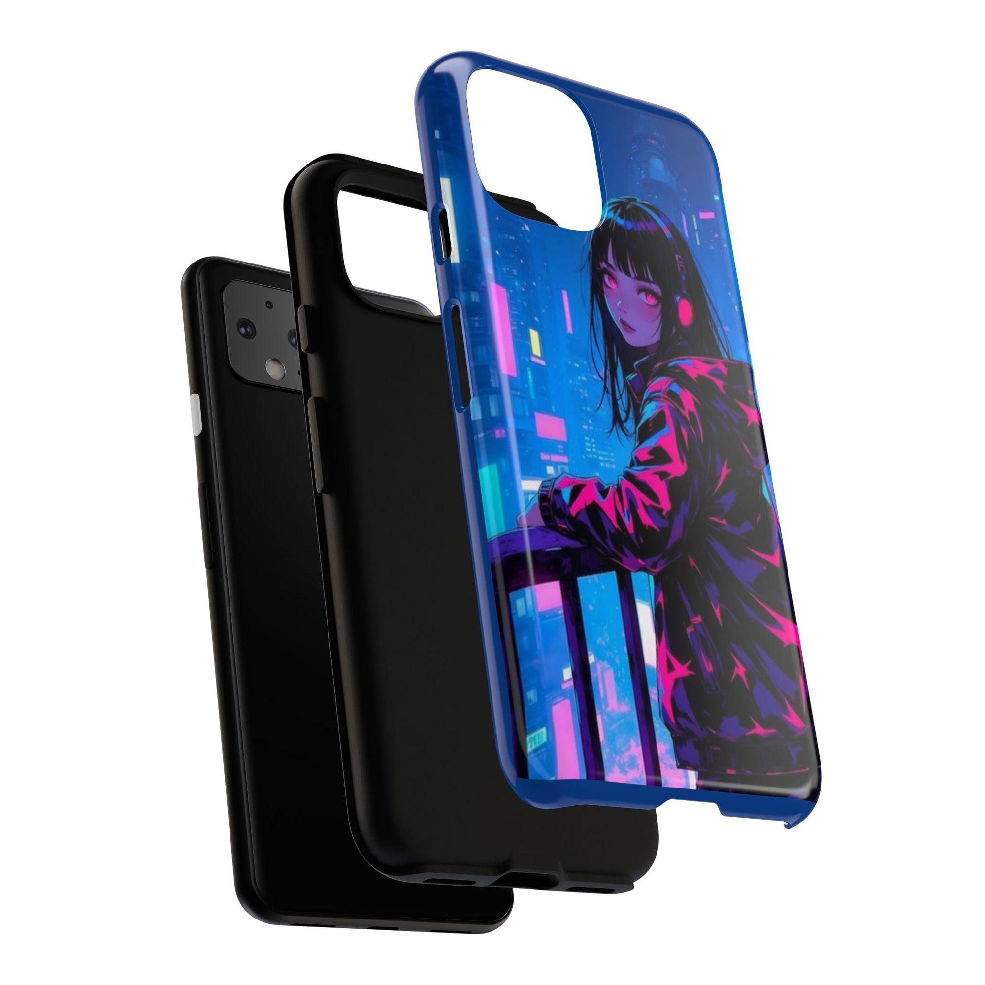 Futuristic Phone Case, Cyberpunk Aesthetic, Tough Phone Cover, Urban Style, Gift for Tech Lovers, Unique Phone Accessories, Streetwear [...]
