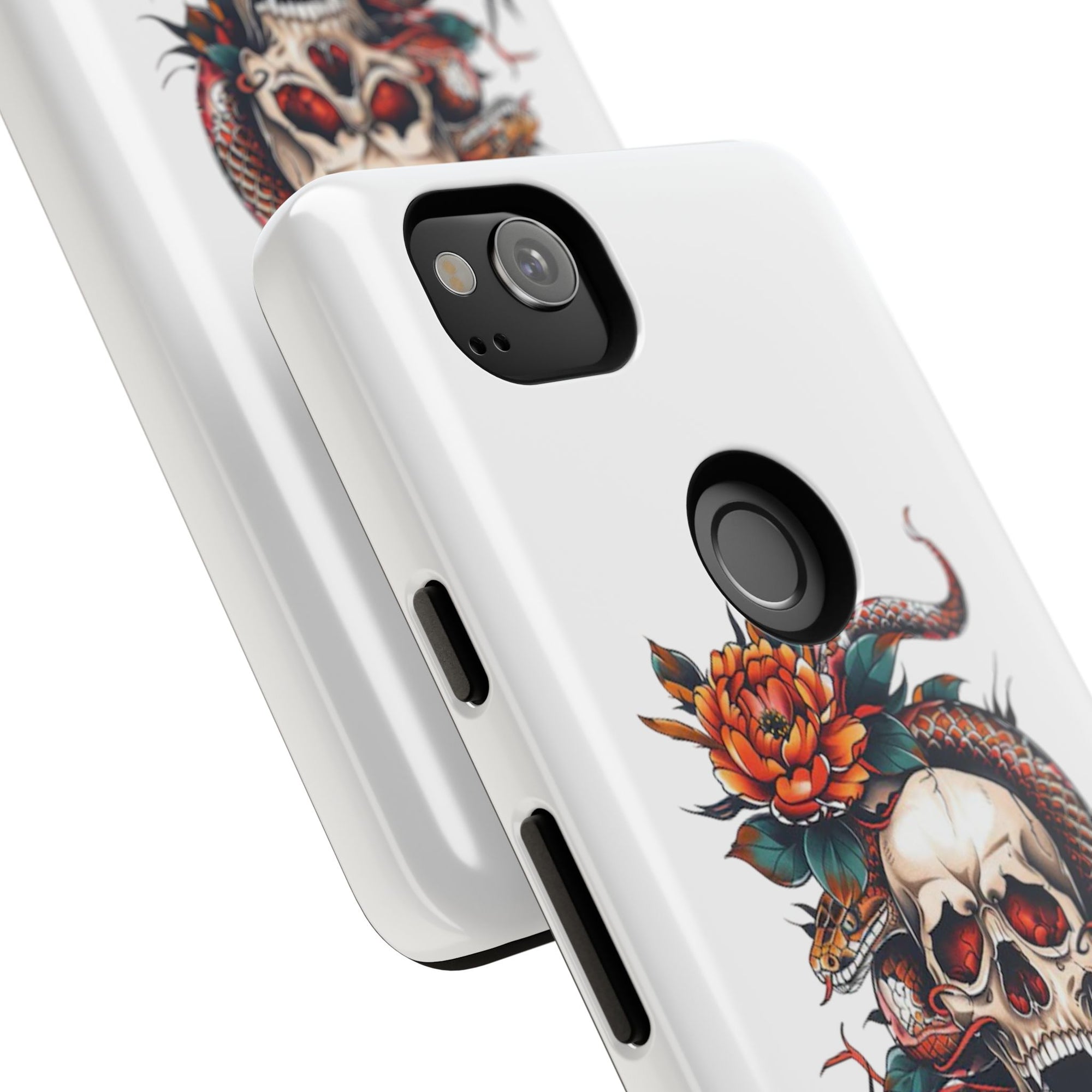 Tough Cases: Skull and Snake Phone Cases, Edgy Accessories, Alternative Fashion, Quirky Gift Ideas, Gothic Style