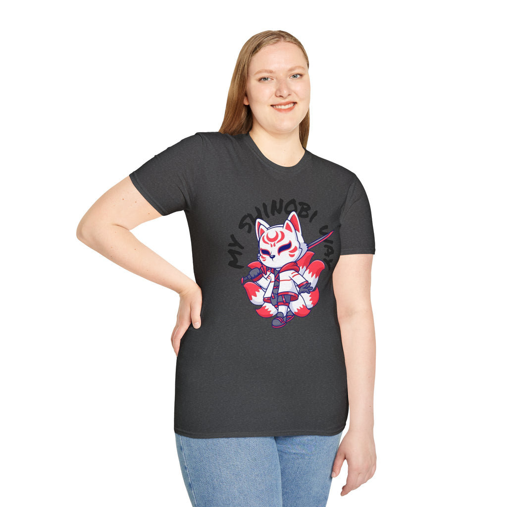 Unisex Anime T-Shirt - 'My Shinobi Pal' Graphic Tee, Comfortable Streetwear, Gift for Anime Lovers, Casual Wear, Stylish Outfit
