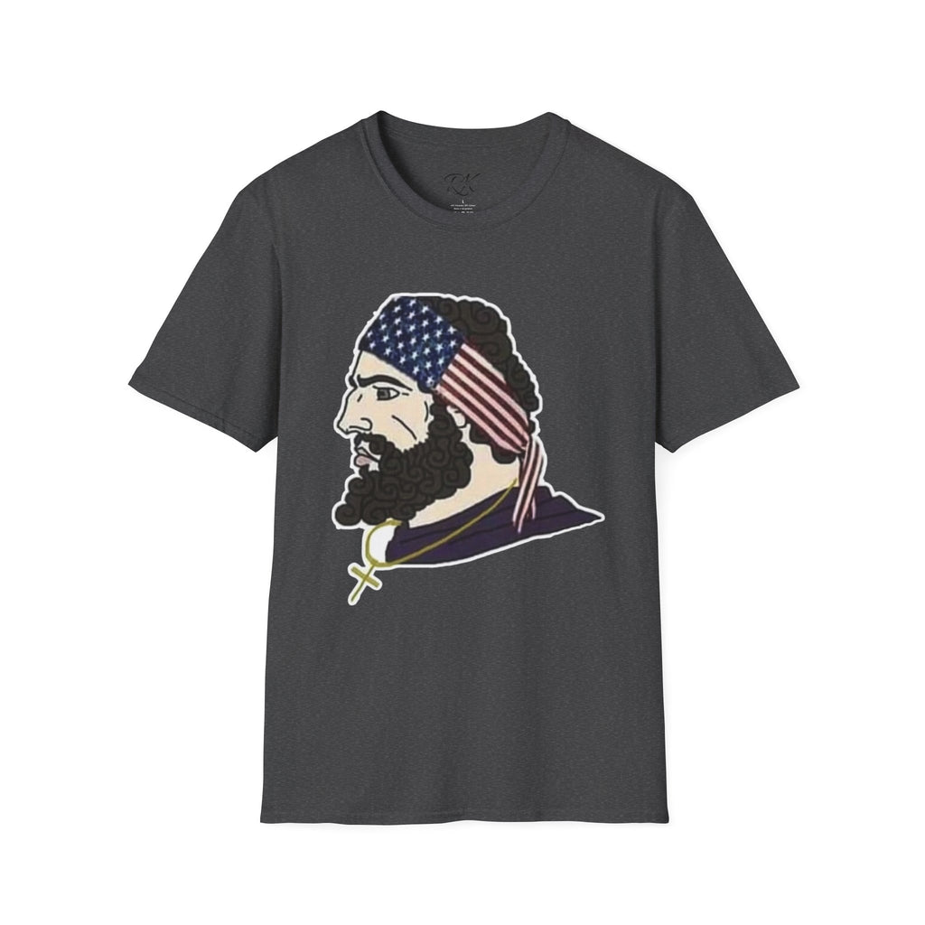 Patriotic Graphic T-Shirt, Unisex Softstyle Tee, Independence Day Gift, Freedom Apparel, Americana Clothing