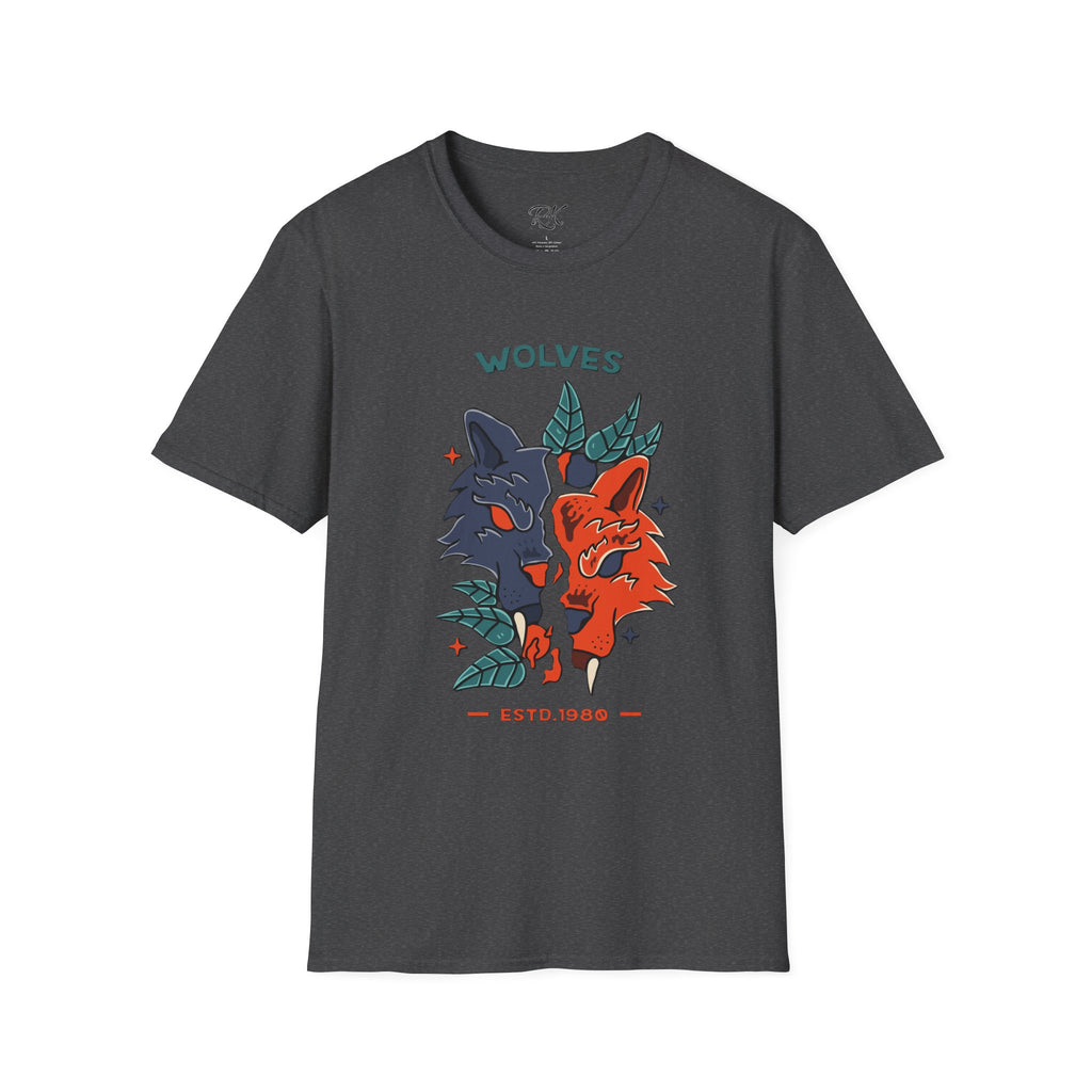Wolf Graphic Unisex T-Shirt, Nature Lovers Tee, Gift for Animal Enthusiasts, Casual Wear, Eco-Friendly Fashion