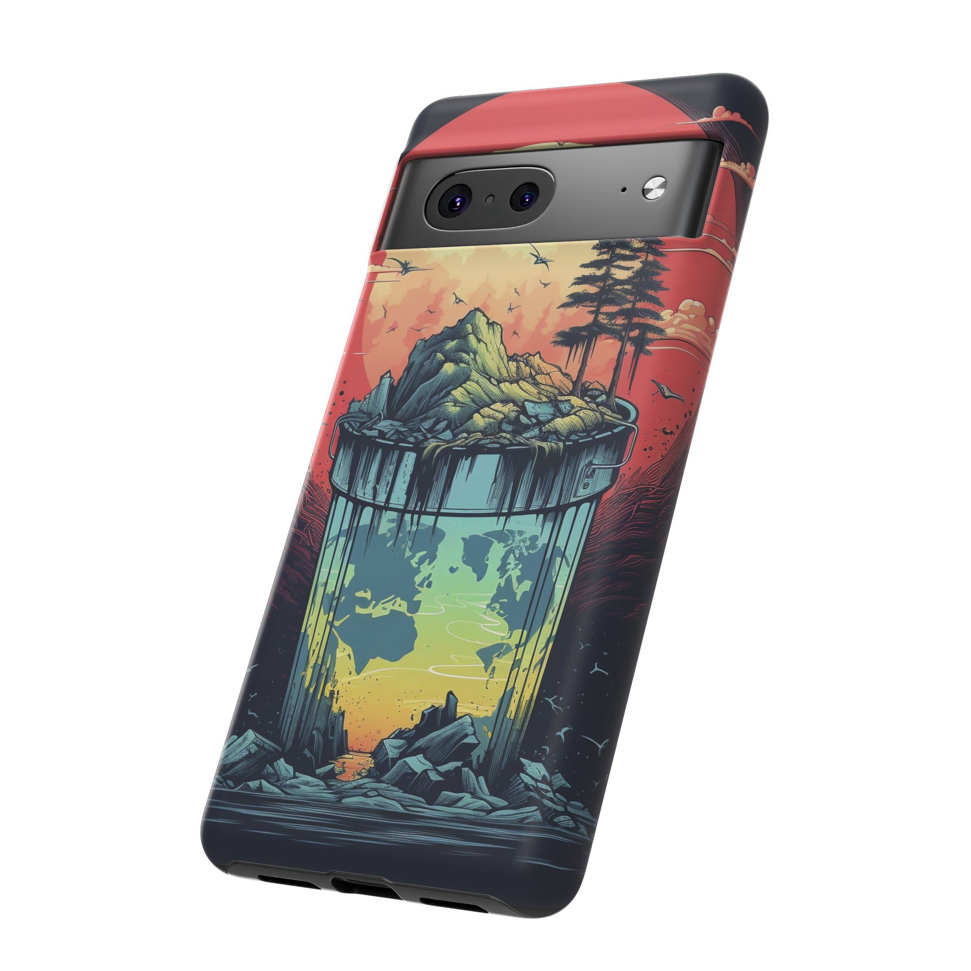 Vibrant Nature-Themed Phone Case, Tough Cases for Adventurers, Eco-Friendly, Trendy Phone Accessory, Great Gift for Nature Lovers