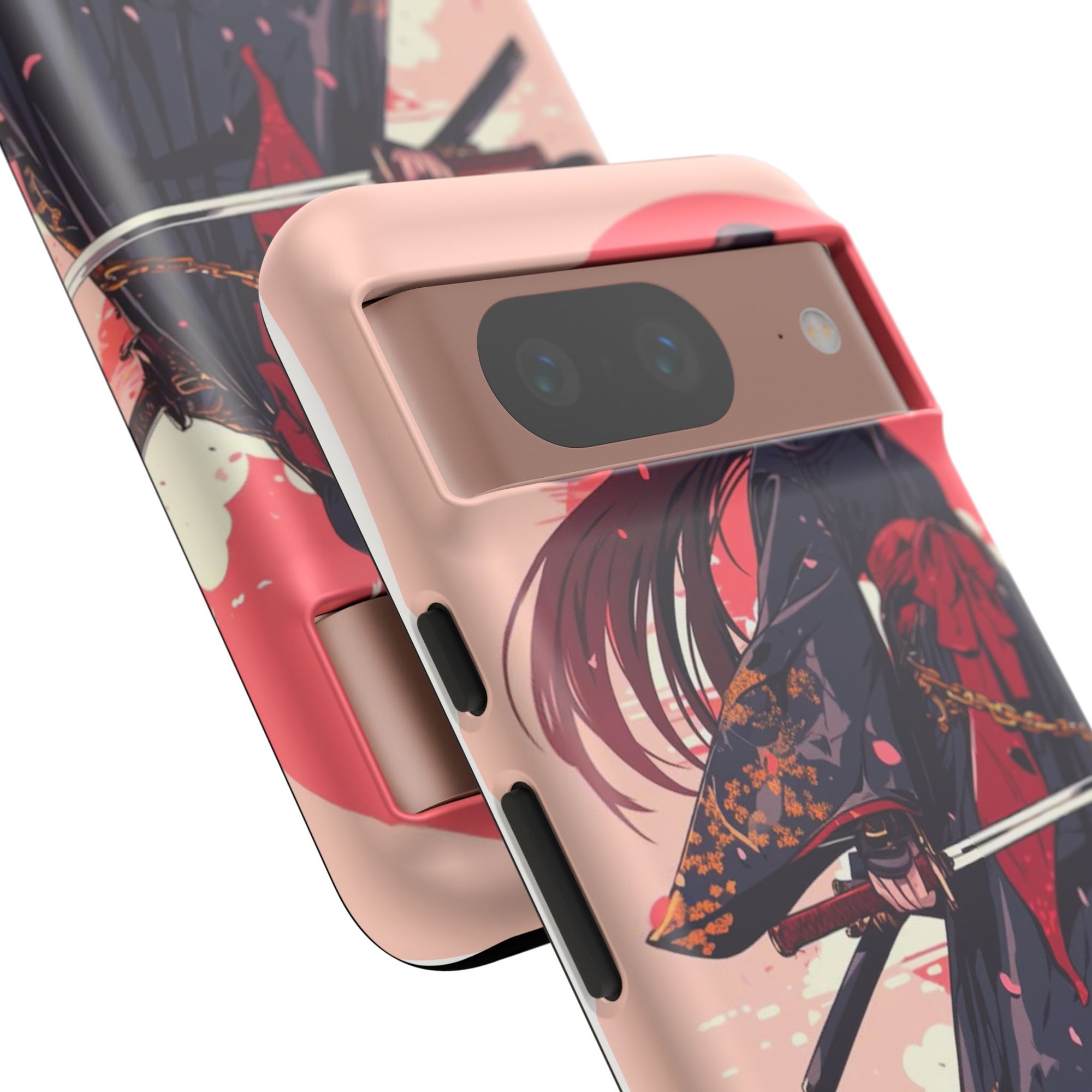 Stylish Phone Case with Warrior Design, Tough Phone Cover for Anime Lovers, Gift for Gamers, Cute Phone Accessories, Unique Tech Gifts