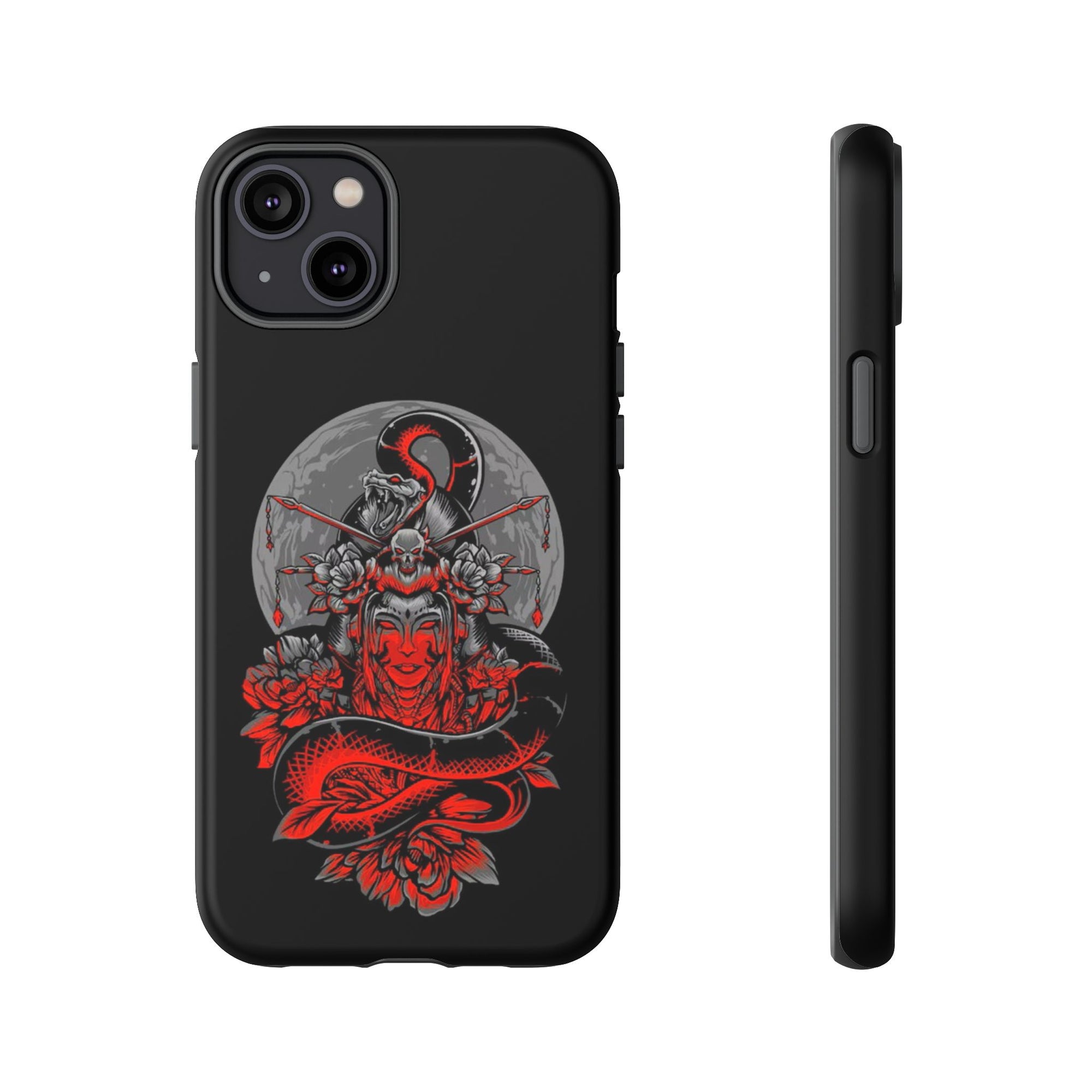 Tough Cases for iPhone, Dragon & Warrior Design, Durable Phone Protection, Perfect Gift for Tech Lovers, Unique Gifting
